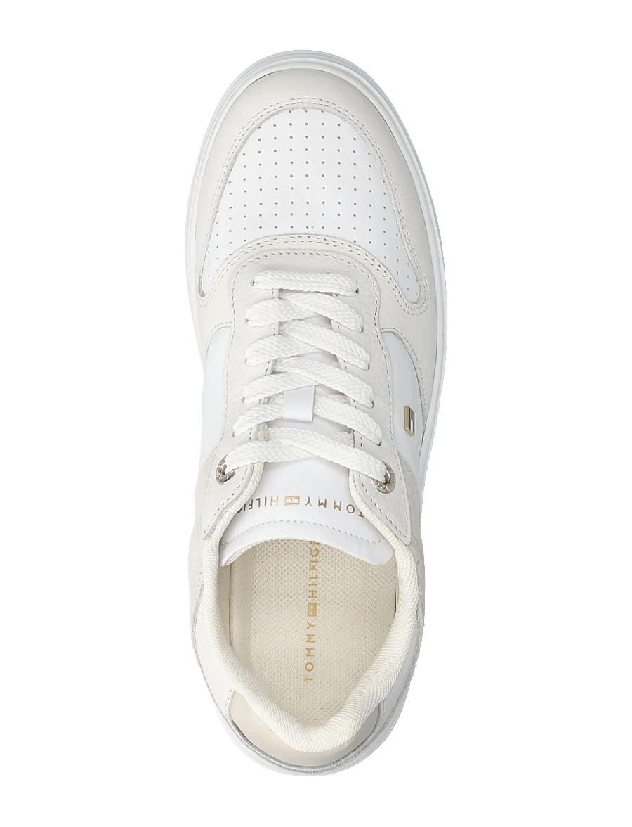 Tommy Hilfiger - TH SPORTY CUPSOLE TUMBLED LTR - konfirmationstøj - white light grey - 3