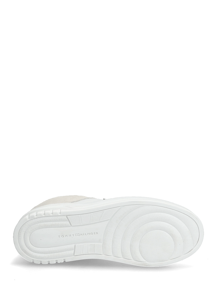 Tommy Hilfiger - TH SPORTY CUPSOLE TUMBLED LTR - konfirmationstøj - white light grey - 4