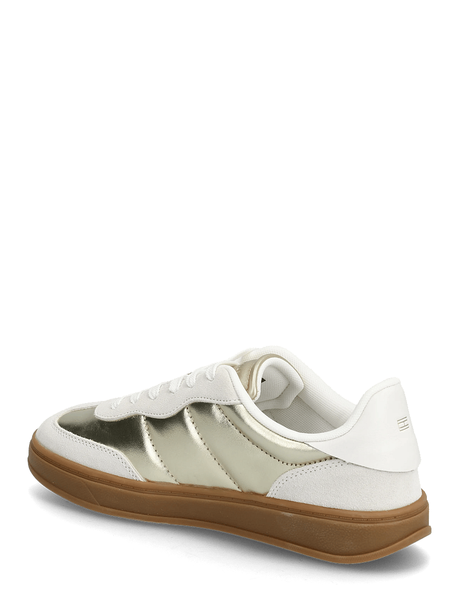 Tommy Hilfiger - MU JACKIE METALLIC - low tops - ecru gold - 2