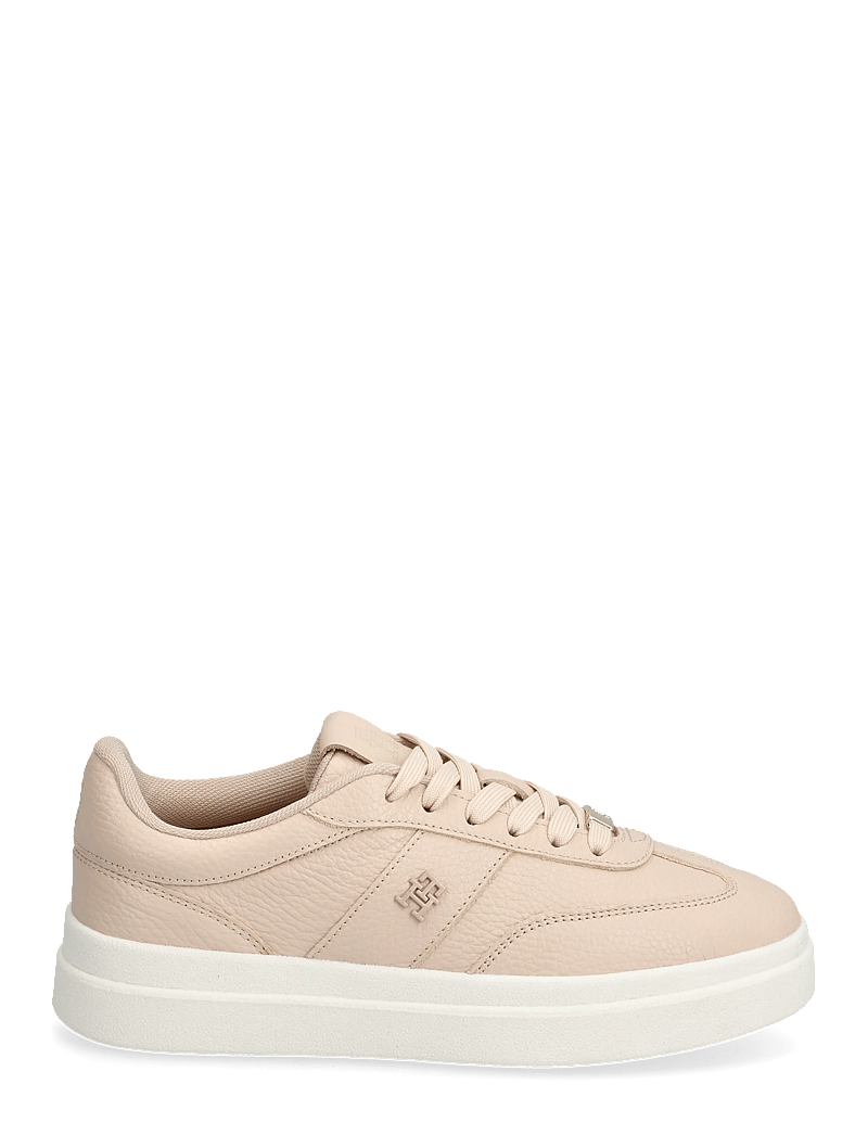 Tommy Hilfiger - MODERN COURT SNEAKER TUMBLED LTR - madala säärega tossud - misty blush - 1