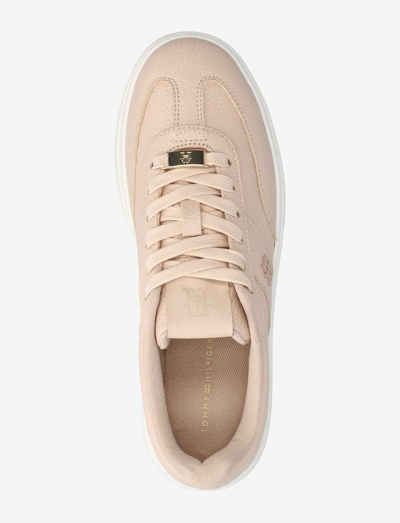 Tommy Hilfiger - MODERN COURT SNEAKER TUMBLED LTR - madala säärega tossud - misty blush - 3