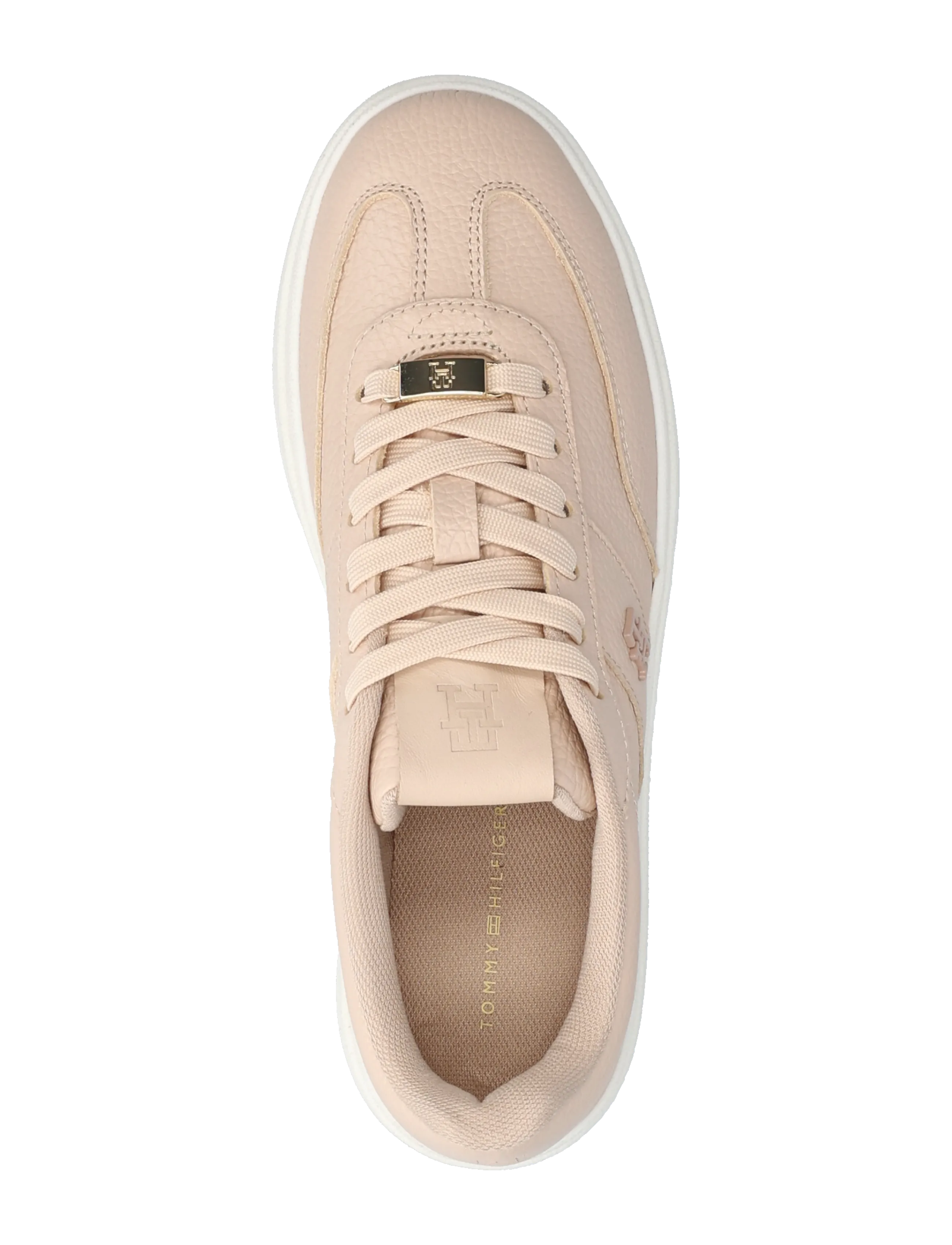 Tommy Hilfiger - MODERN COURT SNEAKER TUMBLED LTR - baskets basses - misty blush - 3