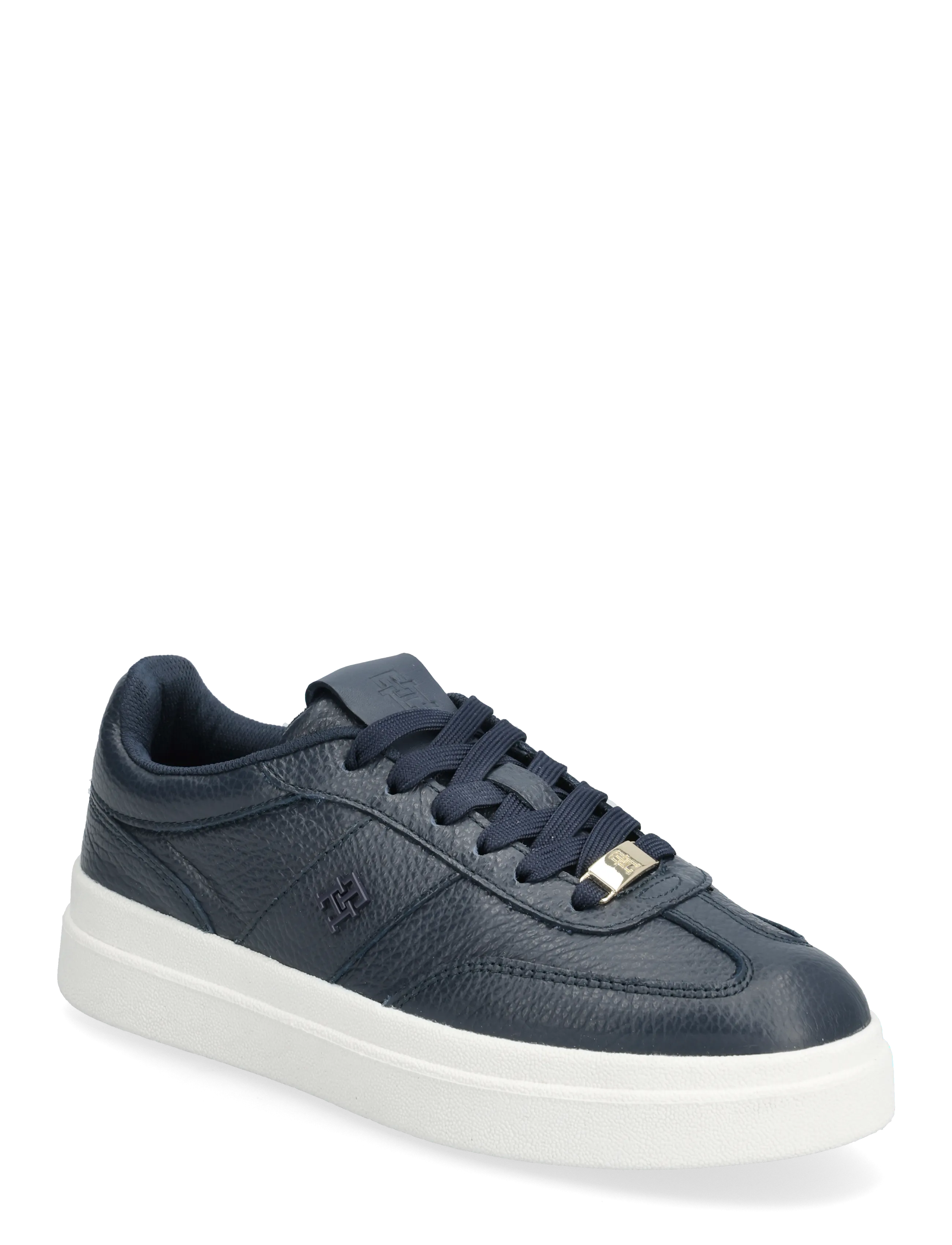 TOMMY HILFIGER Modern Court Sneaker Tumbled Ltr Navy - 37 - Damen