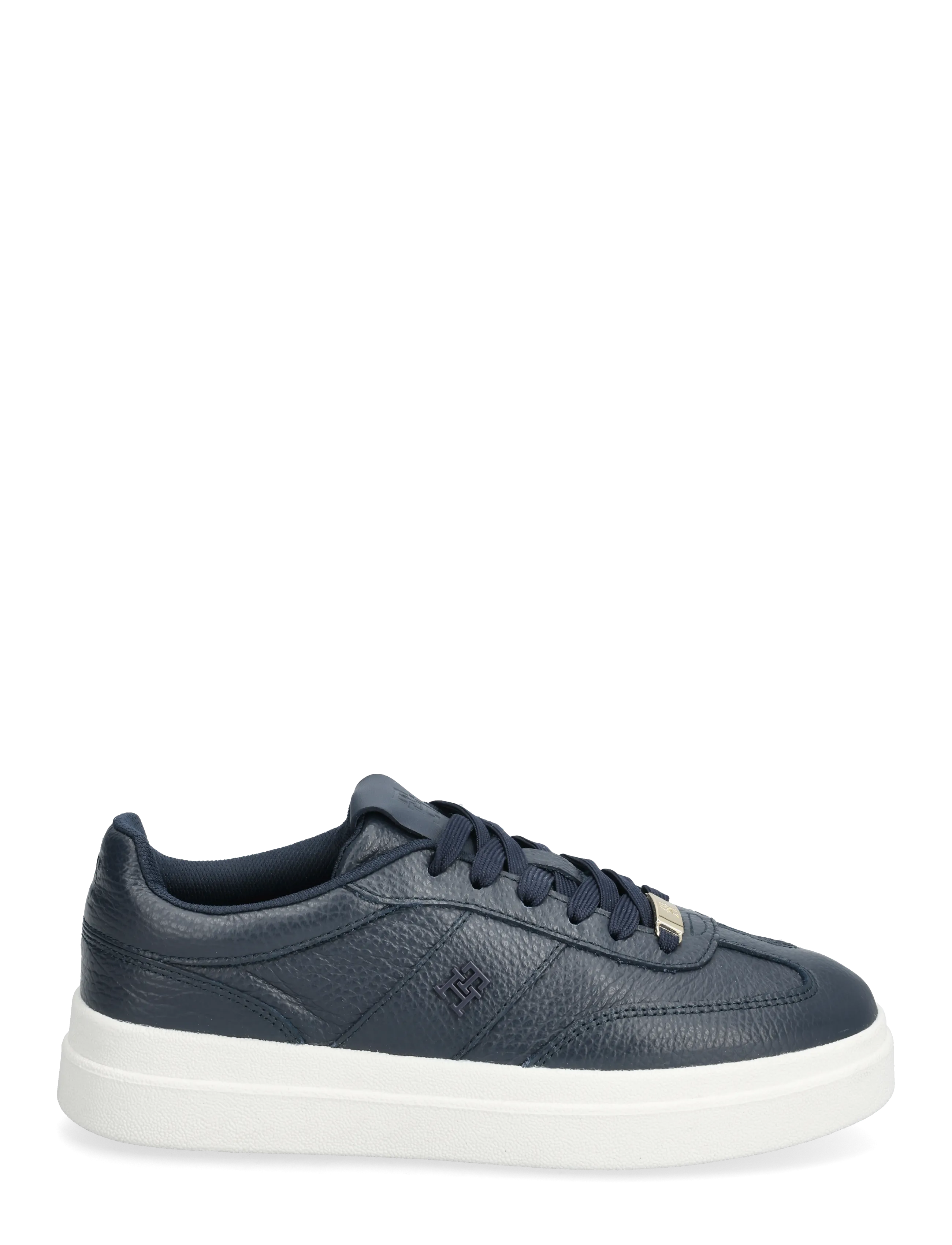 Tommy Hilfiger - MODERN COURT SNEAKER TUMBLED LTR - niedrige sneaker - space blue - 1
