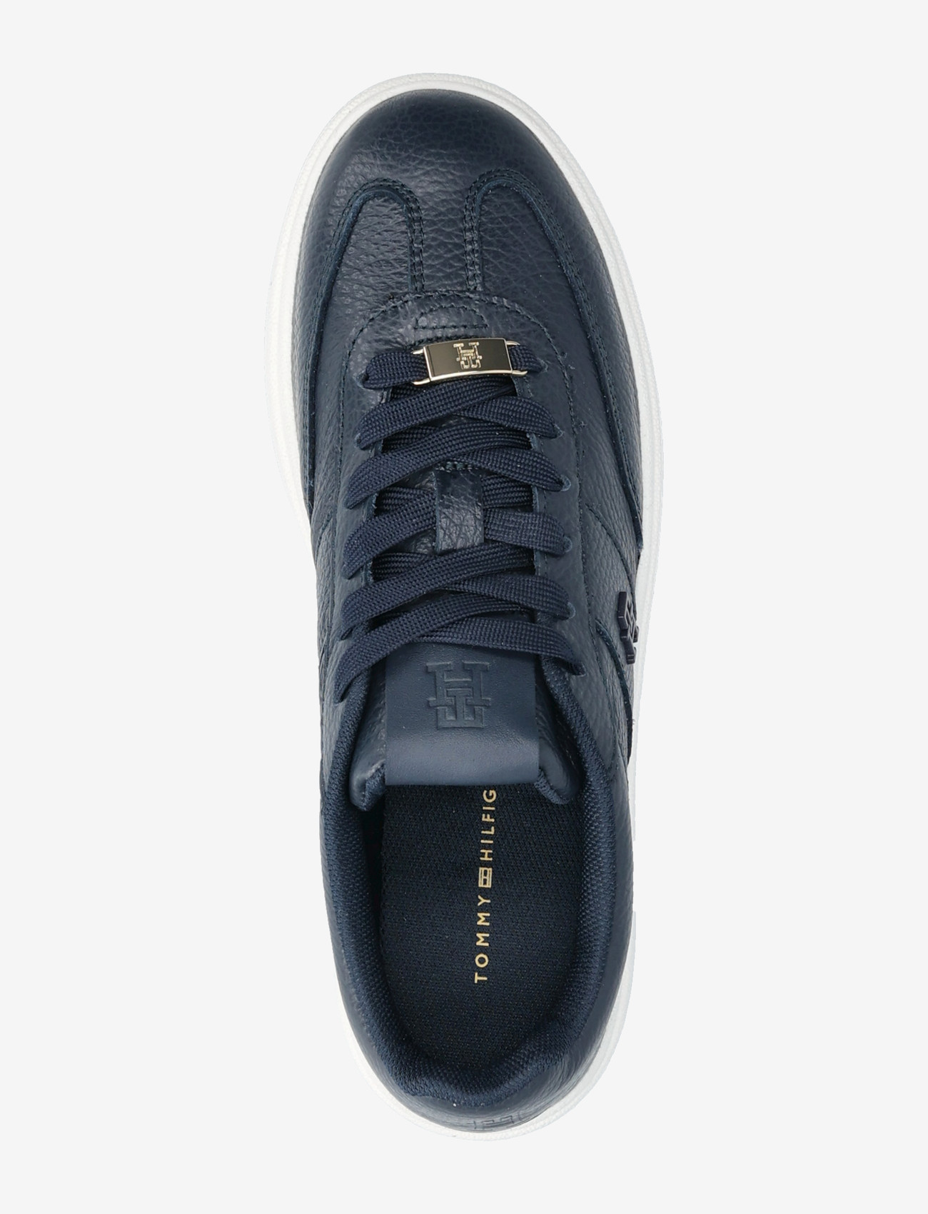 Tommy Hilfiger - MODERN COURT SNEAKER TUMBLED LTR - niedrige sneakers - space blue - 3