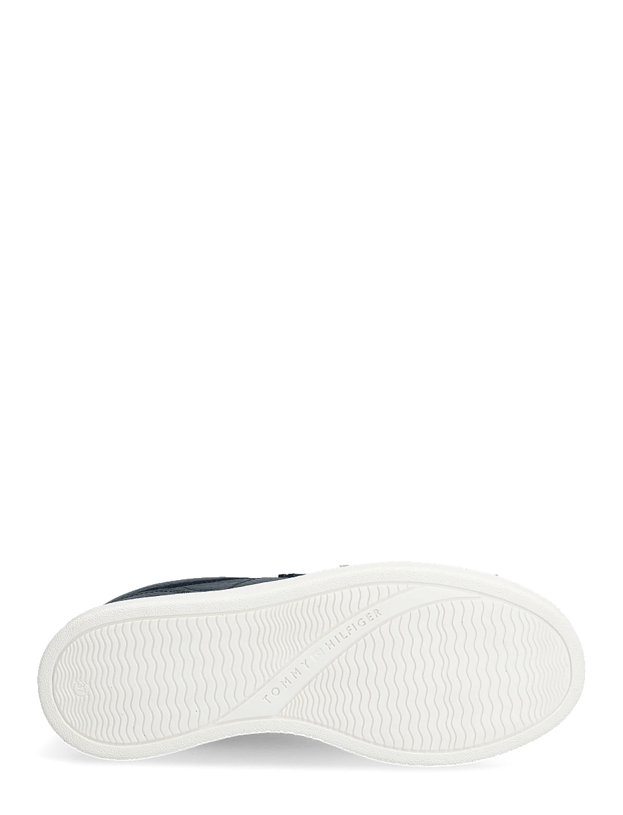 Tommy Hilfiger - MODERN COURT SNEAKER TUMBLED LTR - niedrige sneaker - space blue - 4