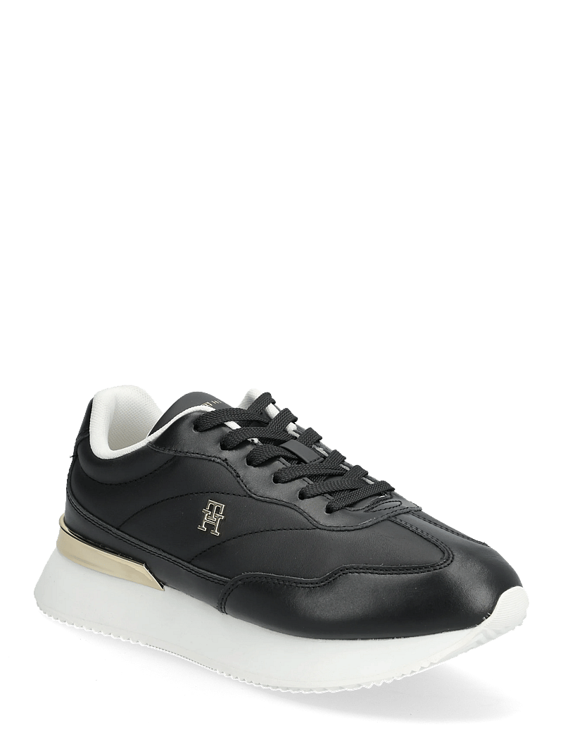 Tommy Hilfiger - CHIC FASHION RUNNER - niedrige sneakers - black ecru - 0