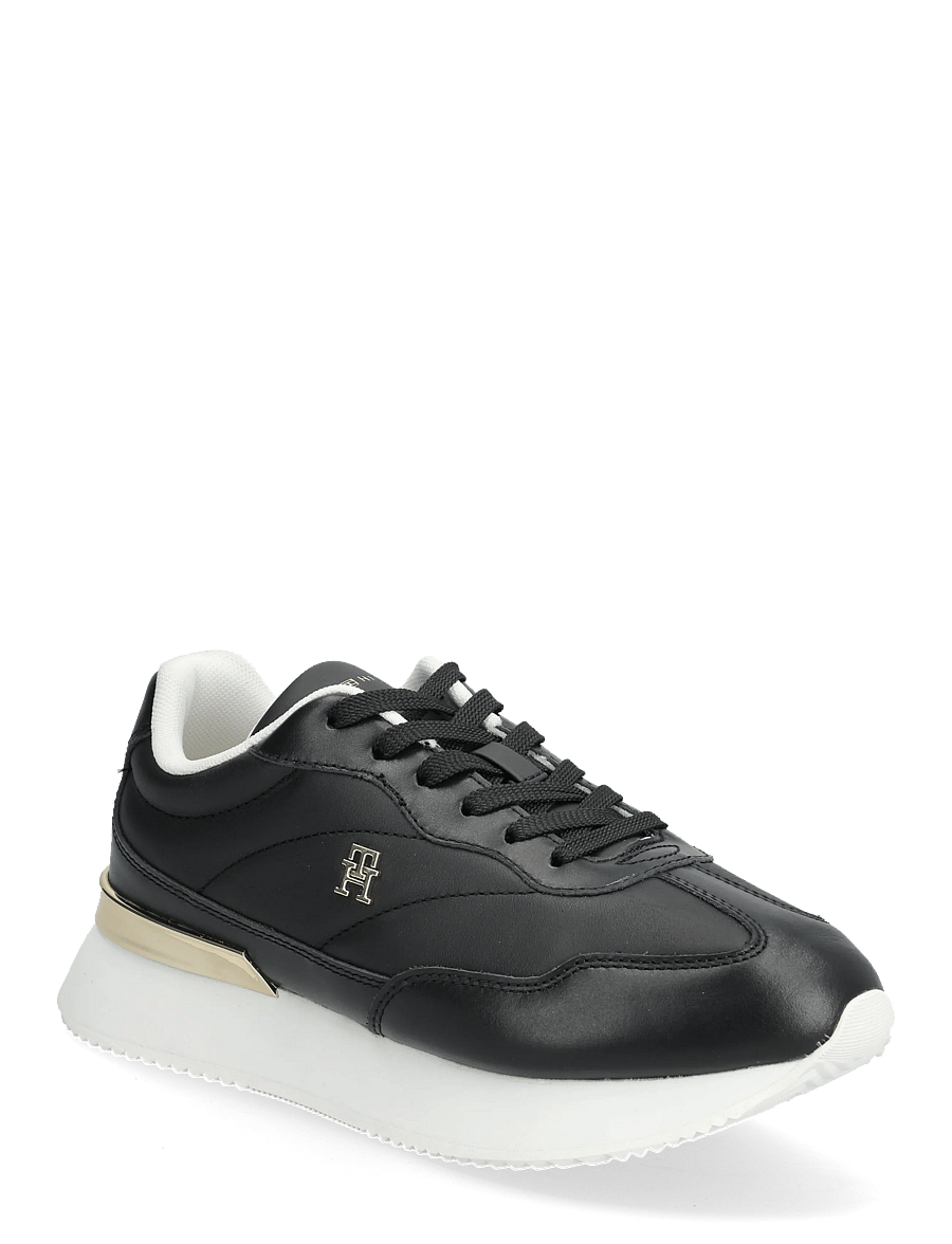 Tommy Hilfiger - CHIC FASHION RUNNER - niedrige sneaker - black ecru - 0