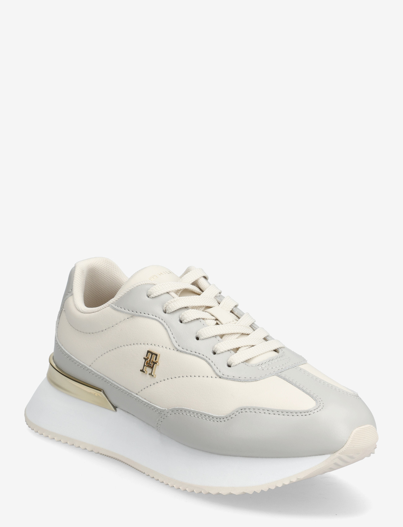 Tommy Hilfiger - CHIC FASHION RUNNER - låga sneakers - soft cream grey whisper - 0