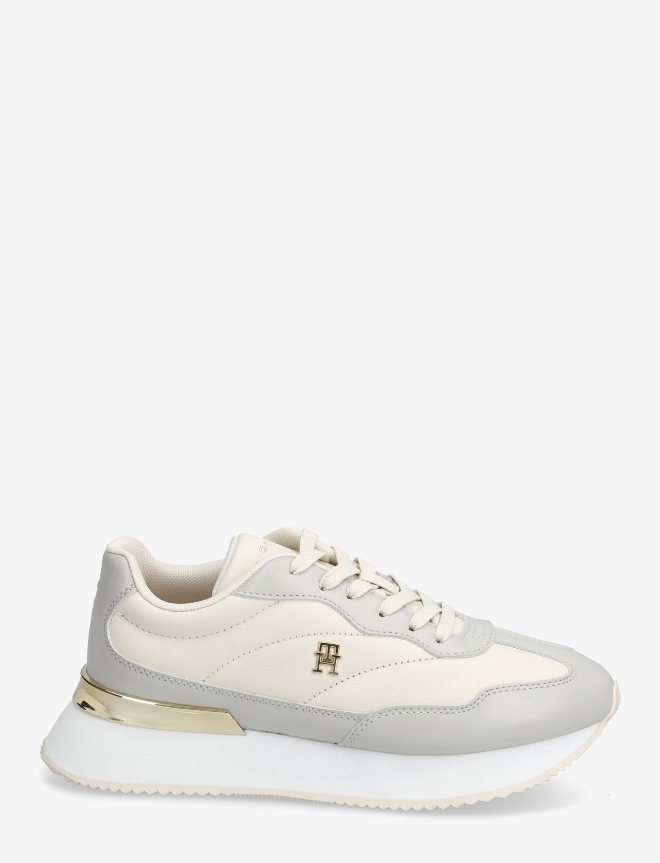 Tommy Hilfiger - CHIC FASHION RUNNER - låga sneakers - soft cream grey whisper - 1