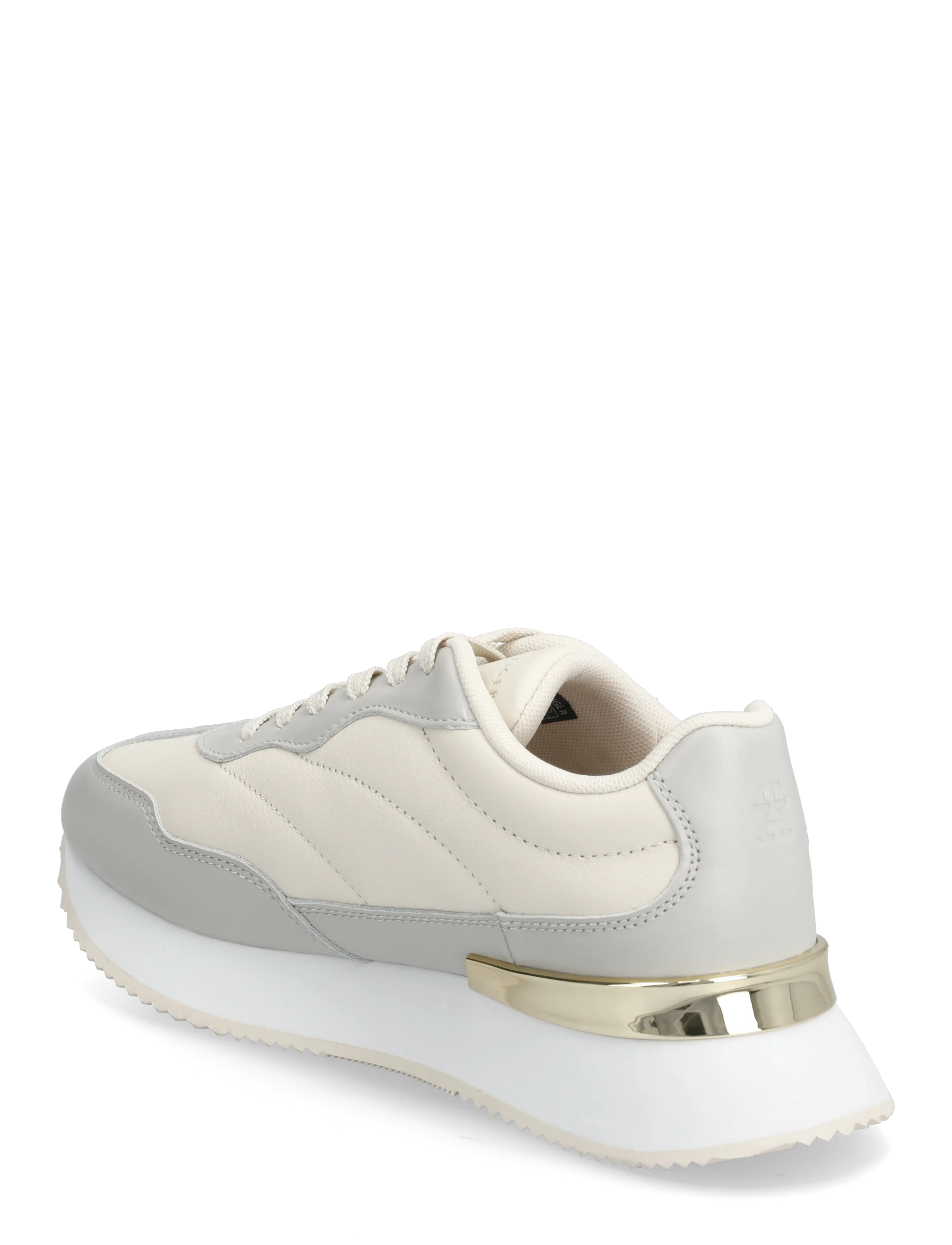 Tommy Hilfiger - CHIC FASHION RUNNER - niedrige sneaker - soft cream grey whisper - 2