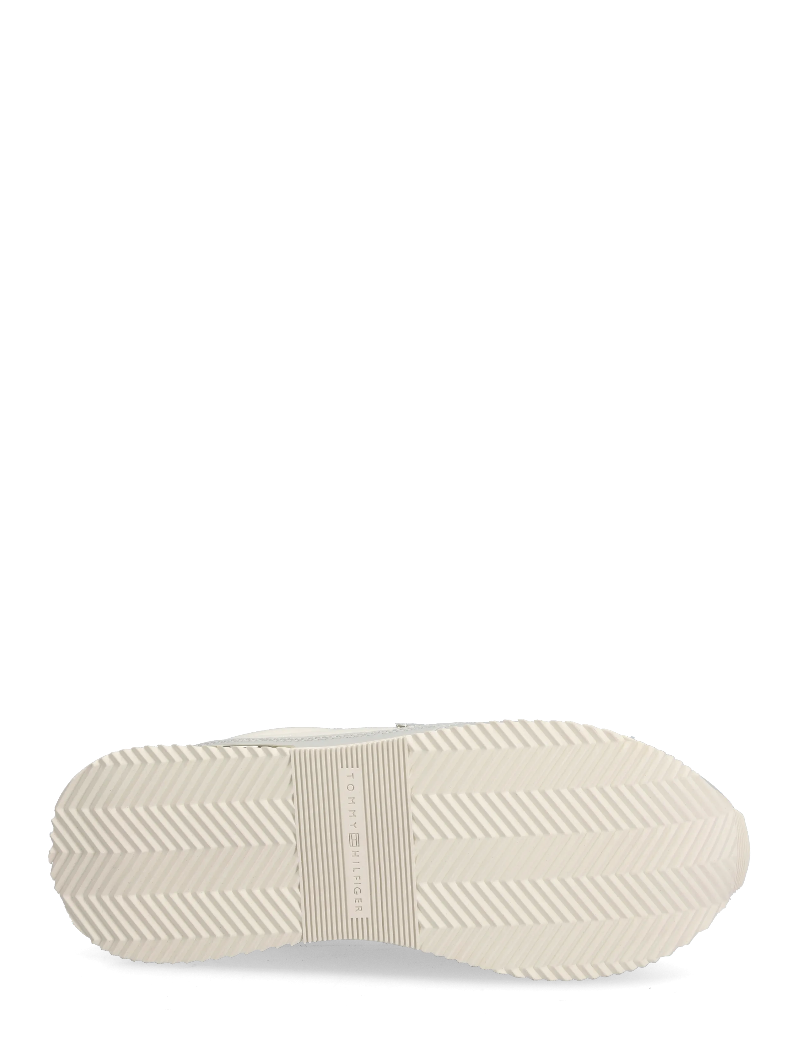 Tommy Hilfiger - CHIC FASHION RUNNER - niedrige sneaker - soft cream grey whisper - 4