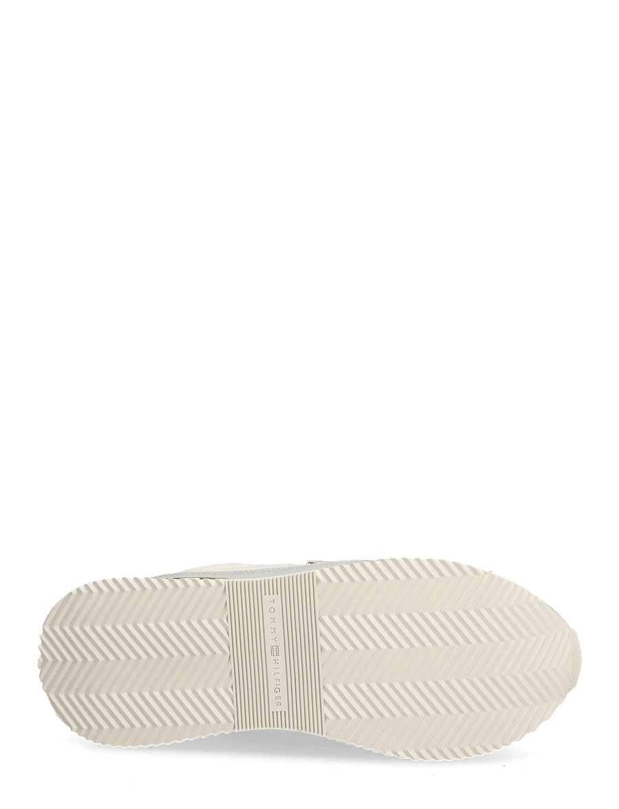 Tommy Hilfiger - CHIC FASHION RUNNER - niedrige sneaker - soft cream grey whisper - 4
