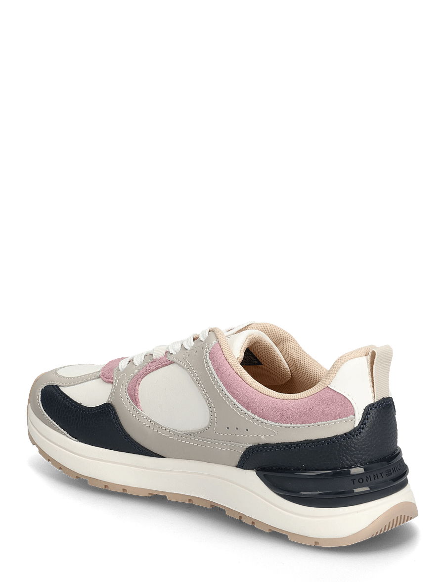 Tommy Hilfiger - CASUAL FASHION RUNNER MIX MAT - madala säärega tossud - classic stone - 2