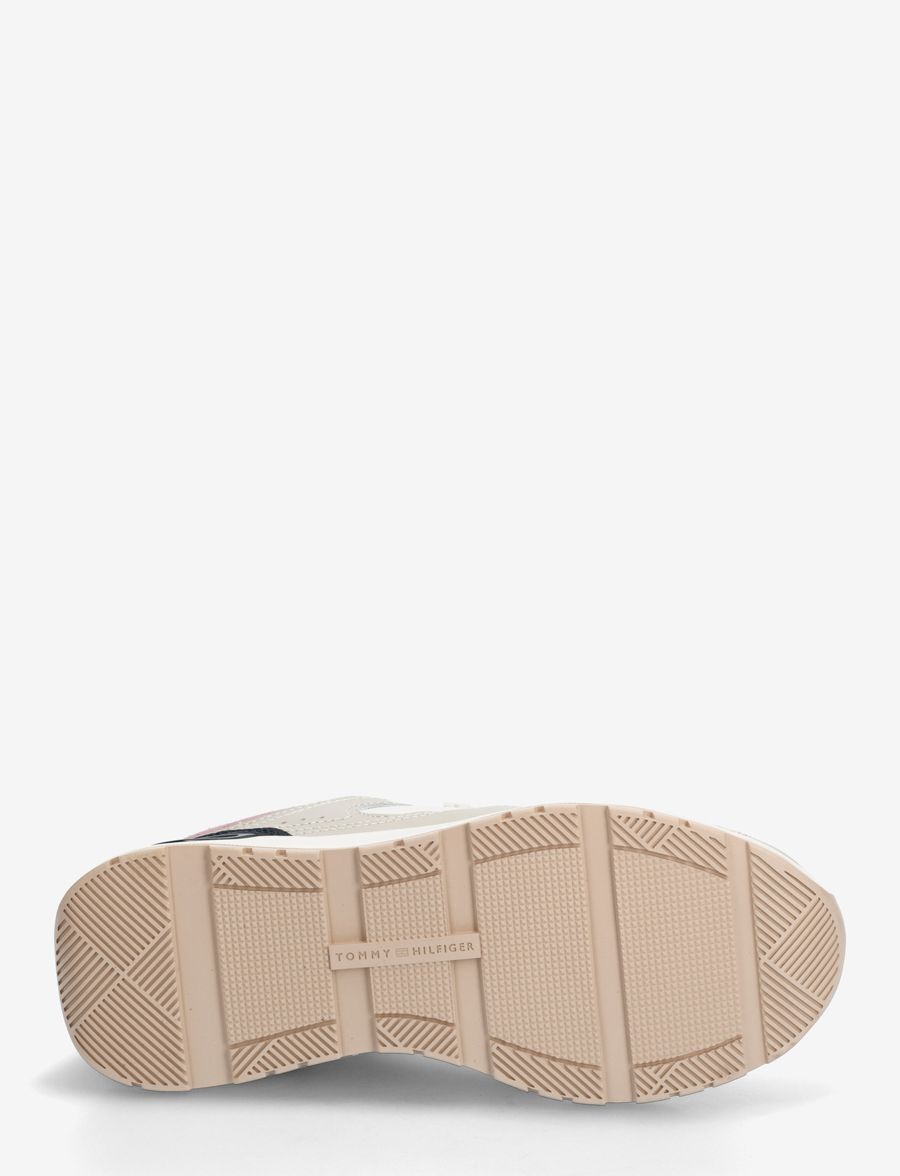 Tommy Hilfiger - CASUAL FASHION RUNNER MIX MAT - lave sneakers - classic stone - 4