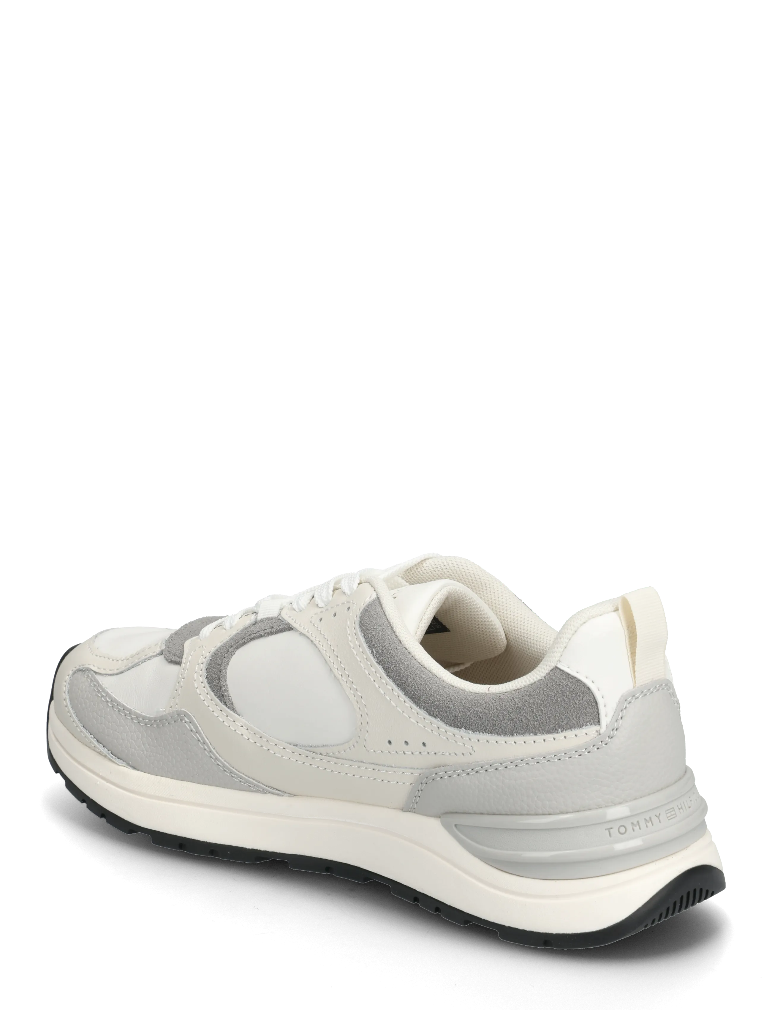 Tommy Hilfiger - CASUAL FASHION RUNNER MIX MAT - niedrige sneaker - soft cream grey whisper - 2
