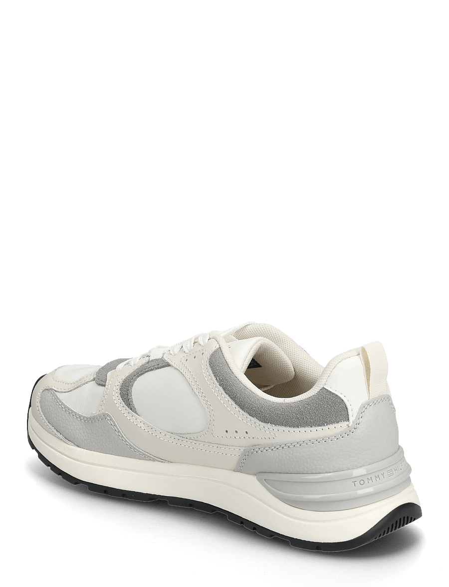 Tommy Hilfiger - CASUAL FASHION RUNNER MIX MAT - låga sneakers - soft cream grey whisper - 2