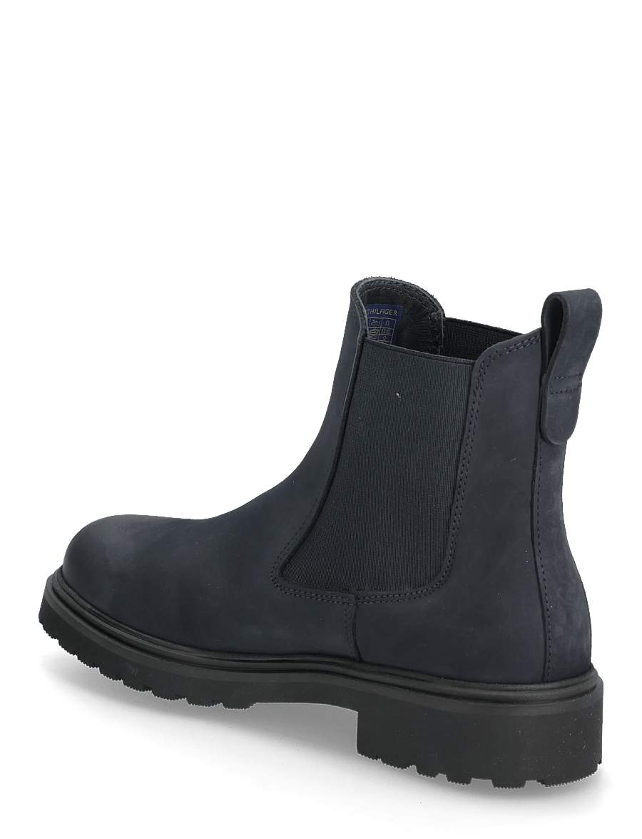 Tommy Hilfiger - TH NUBUCK CLEATED CHELSEA - flache stiefeletten - space blue - 2