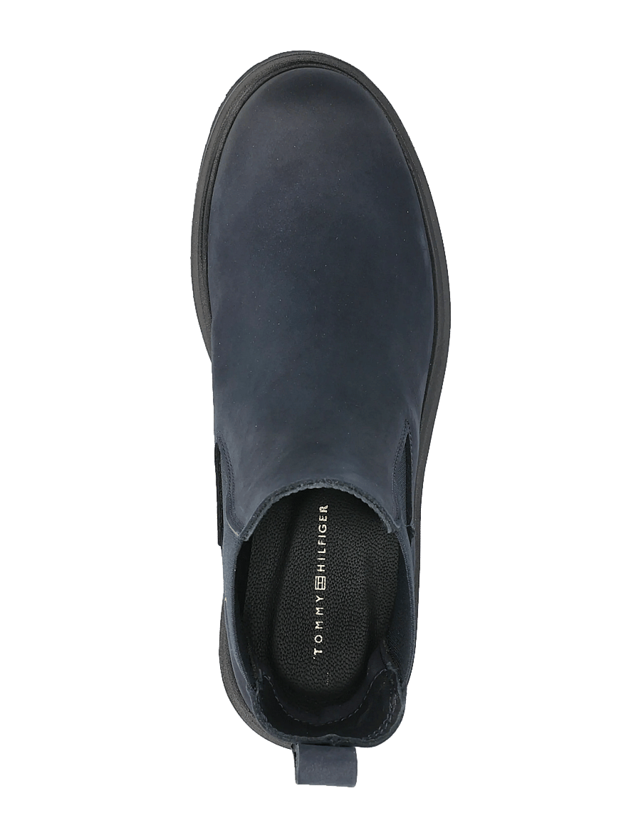 Tommy Hilfiger - TH NUBUCK CLEATED CHELSEA - flache stiefeletten - space blue - 3