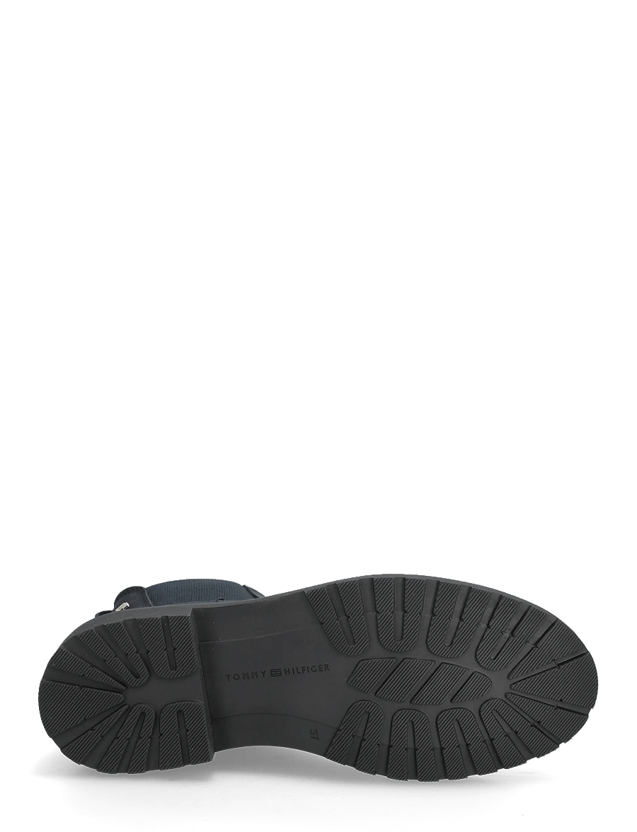 Tommy Hilfiger - TH NUBUCK CLEATED CHELSEA - flache stiefeletten - space blue - 4