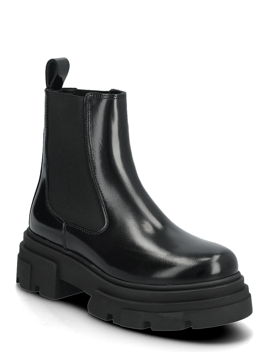 Tommy Hilfiger - TH SHINY LEATHER CHELSEA - chelsea boots - black - 0