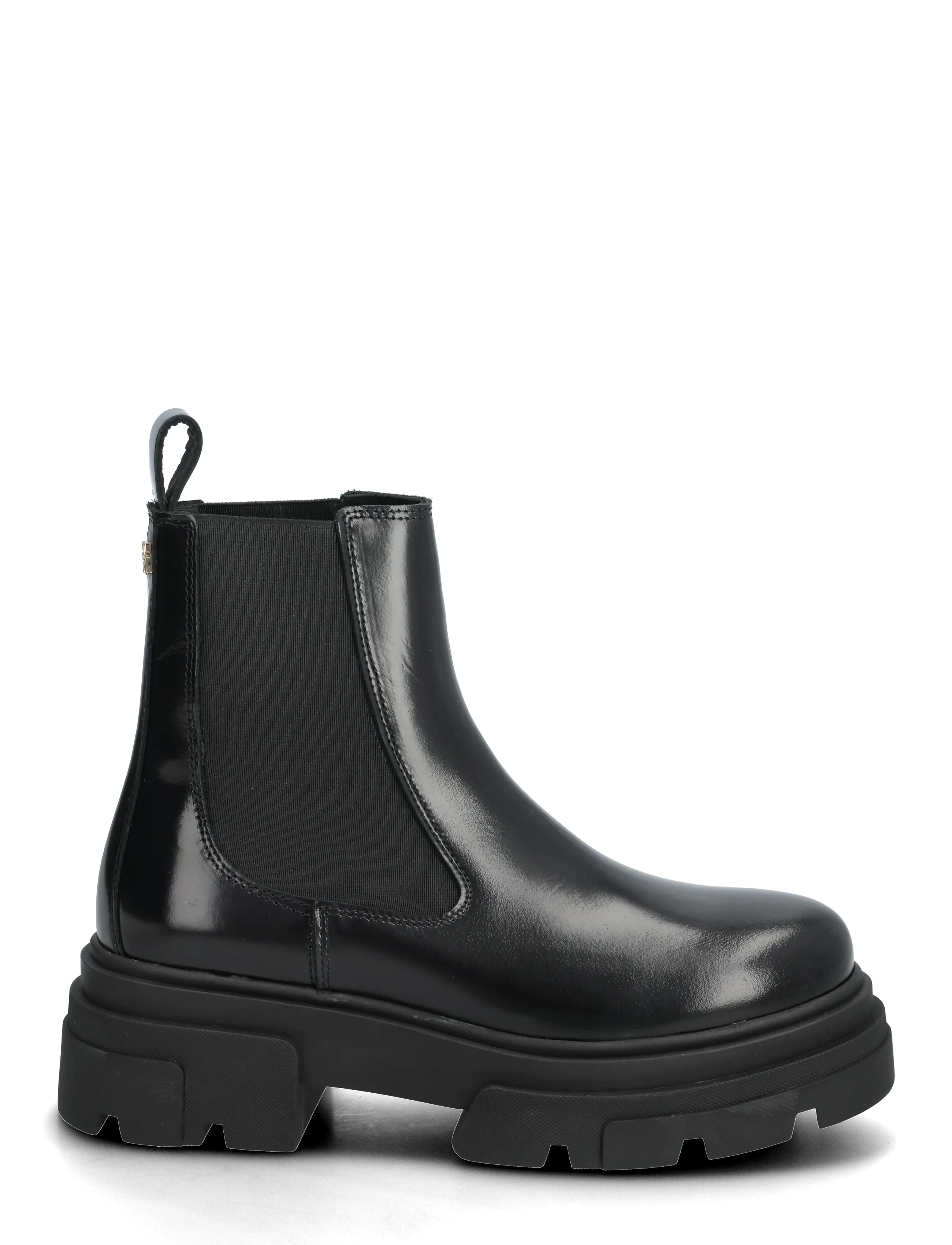 Tommy Hilfiger - TH SHINY LEATHER CHELSEA - chelsea boots - black - 1