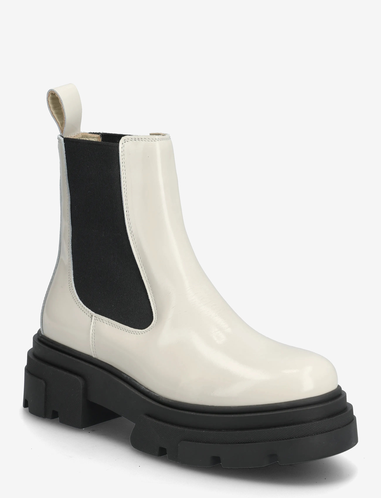 Tommy Hilfiger - TH SHINY LEATHER CHELSEA - varmforede sko - classic beige - 0