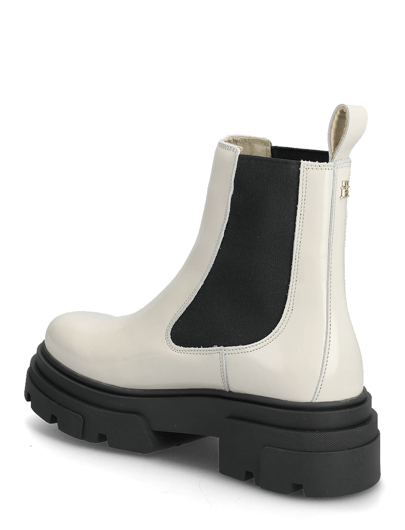 Tommy Hilfiger - TH SHINY LEATHER CHELSEA - varmforede sko - classic beige - 2