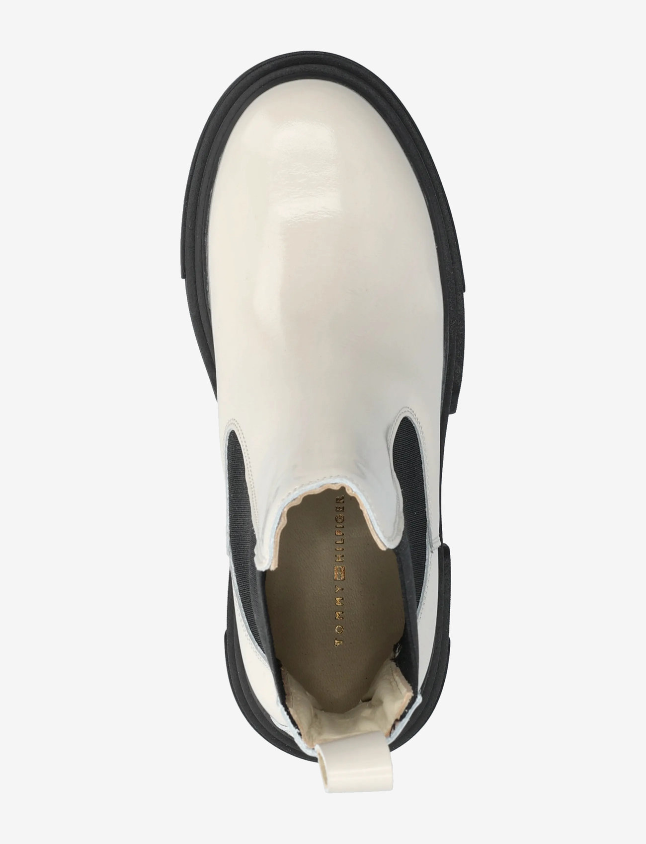 Tommy Hilfiger - TH SHINY LEATHER CHELSEA - varmforede sko - classic beige - 3