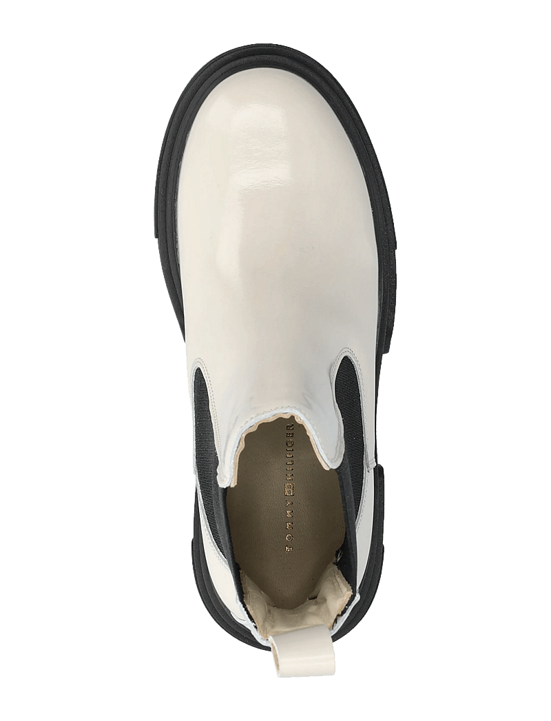 Tommy Hilfiger - TH SHINY LEATHER CHELSEA - varmforede sko - classic beige - 3