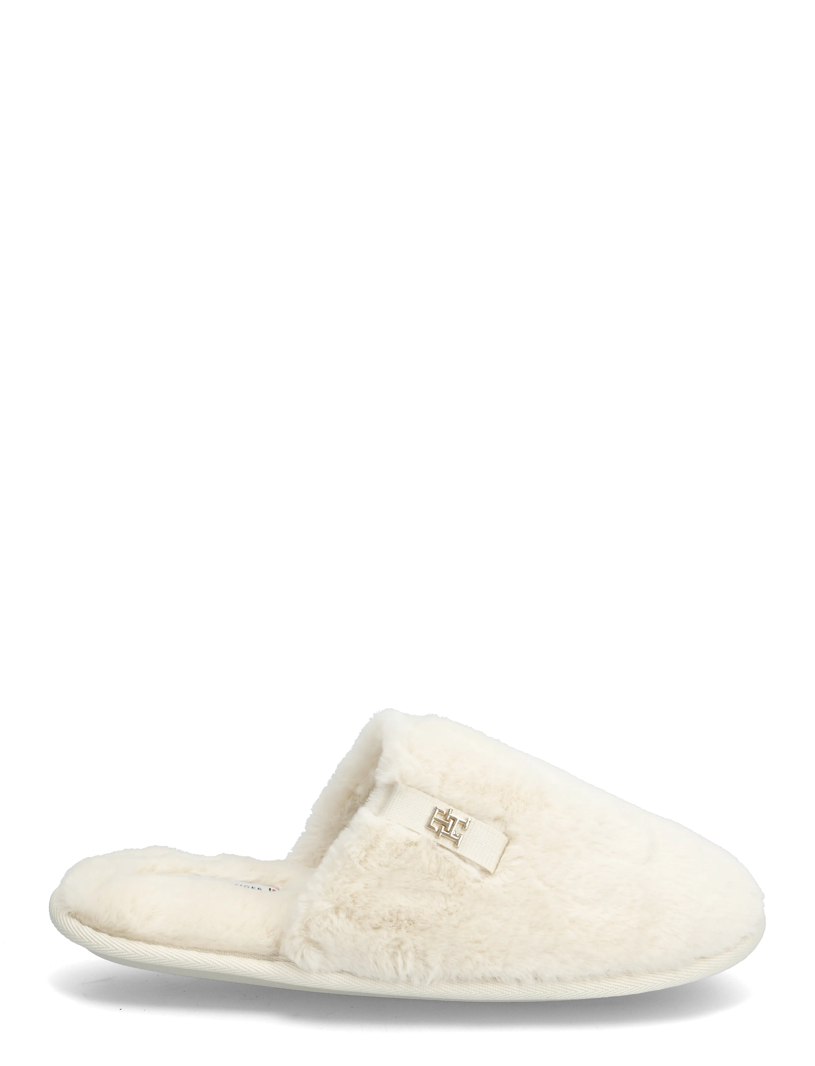 Tommy Hilfiger - TH FAUX FUR HOUSE SHOE - ancient white - 1