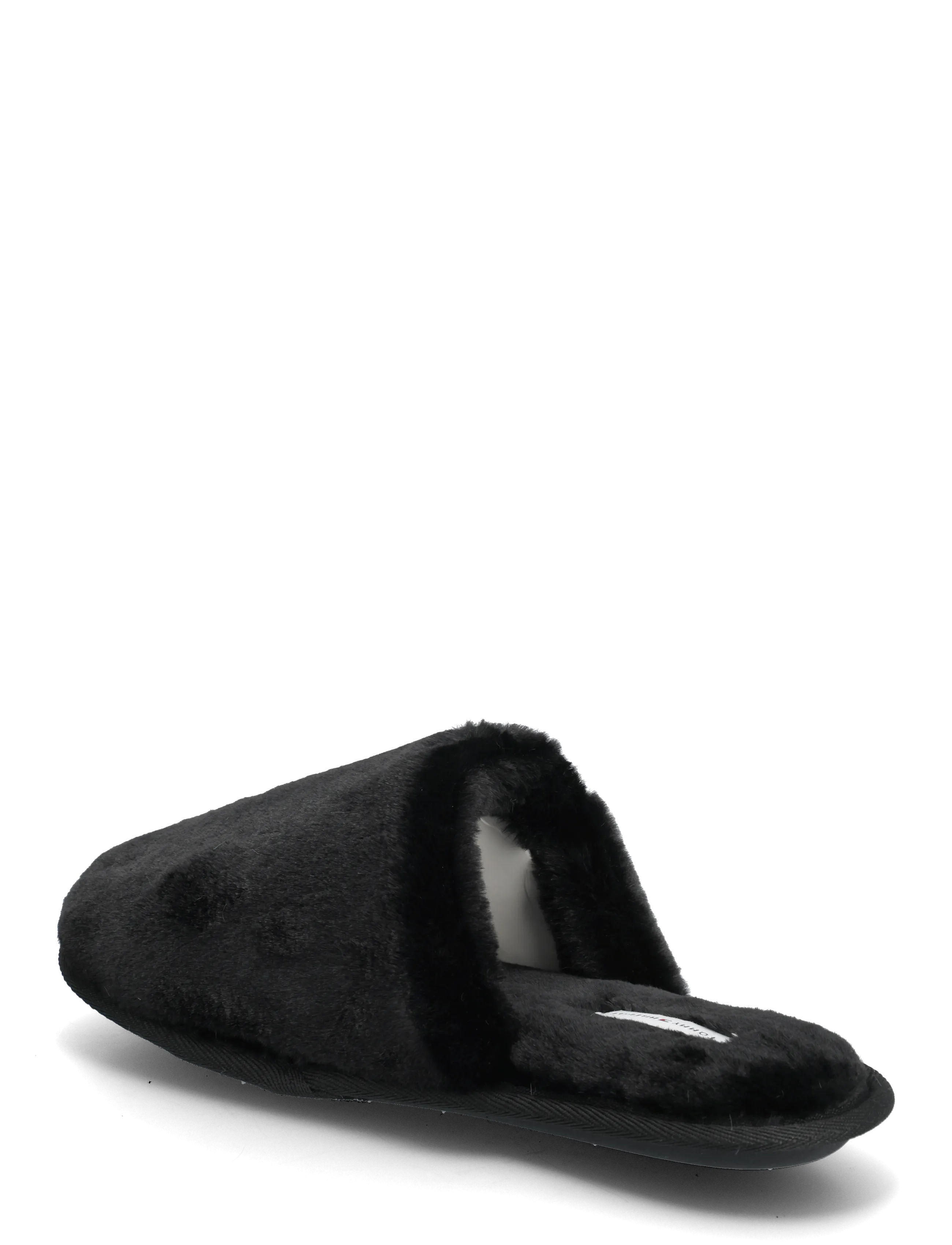 Tommy Hilfiger - TH FAUX FUR HOUSE SHOE - Šlepetės - black - 2
