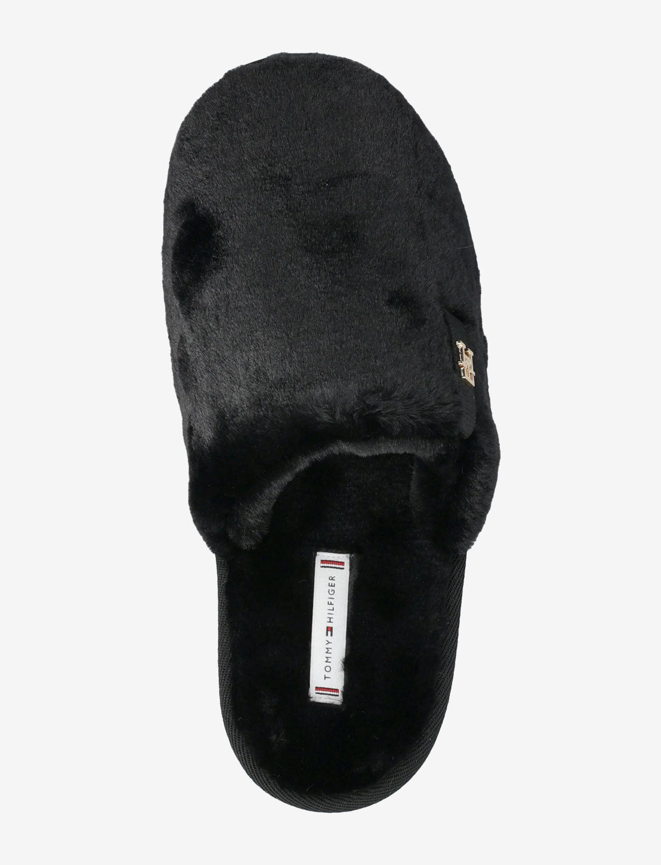 Tommy Hilfiger - TH FAUX FUR HOUSE SHOE - alltags-style - black - 3