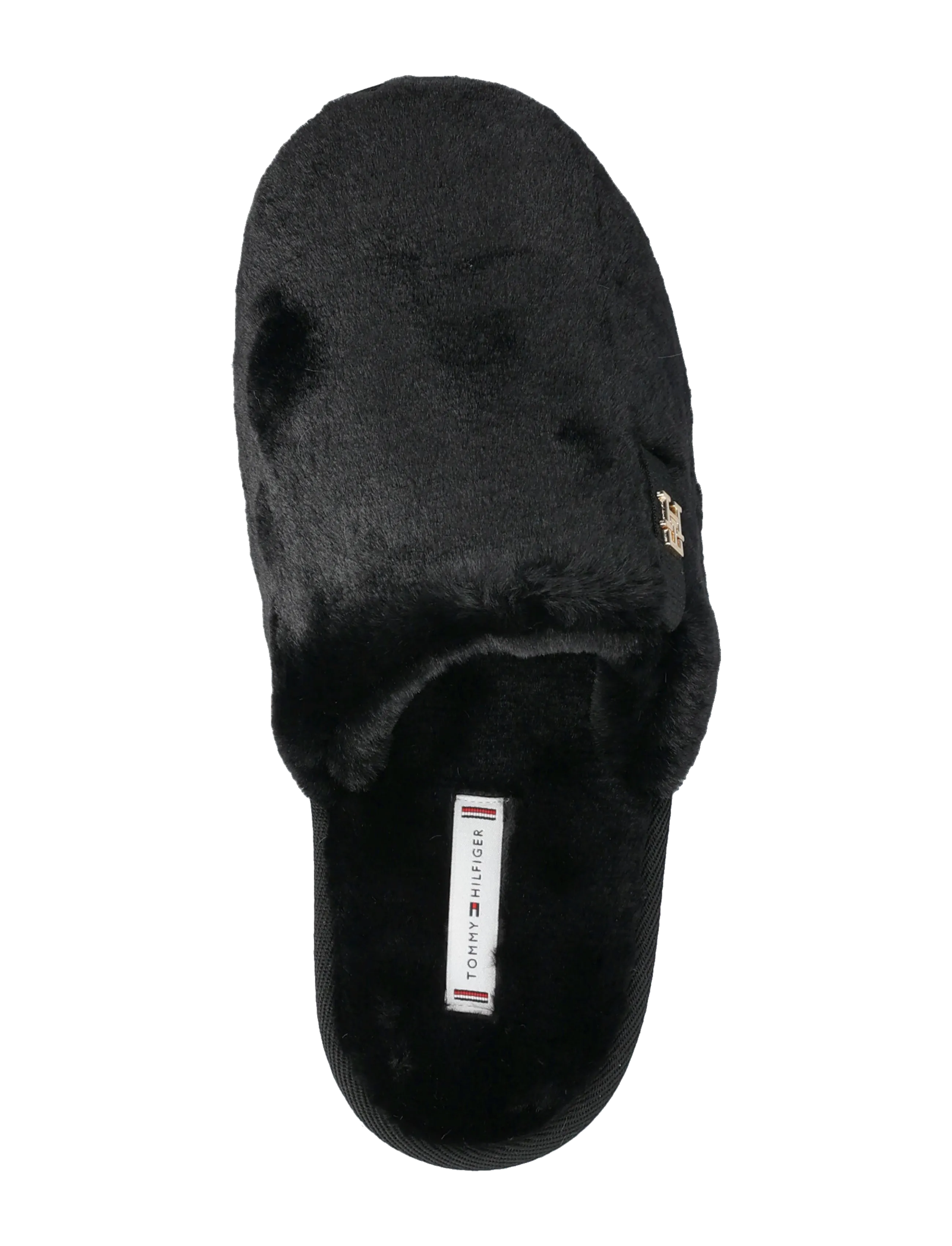 Tommy Hilfiger - TH FAUX FUR HOUSE SHOE - Šlepetės - black - 3