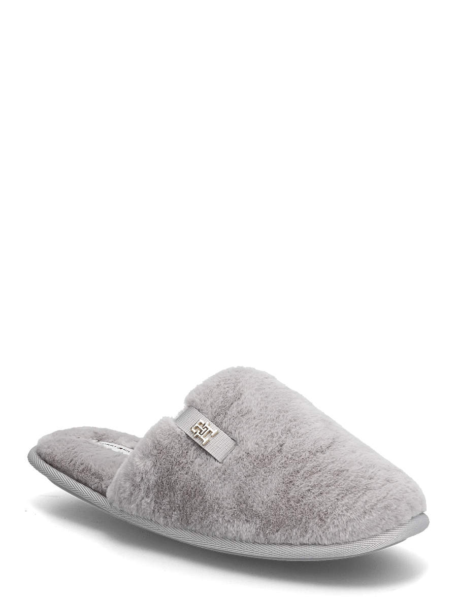 Tommy Hilfiger - TH FAUX FUR HOUSE SHOE - chaussons - lilac dusk - 0
