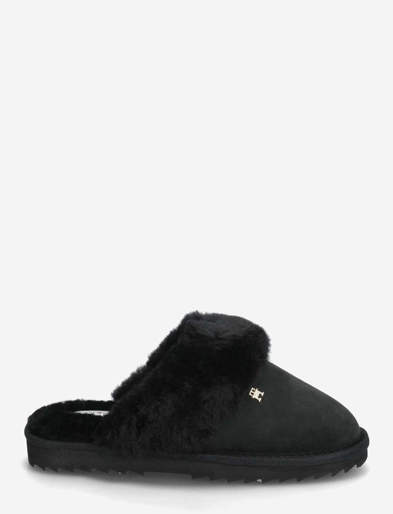 Tommy Hilfiger - TH SHEARLING HOUSE SHOE - hverdags stil - black - 1