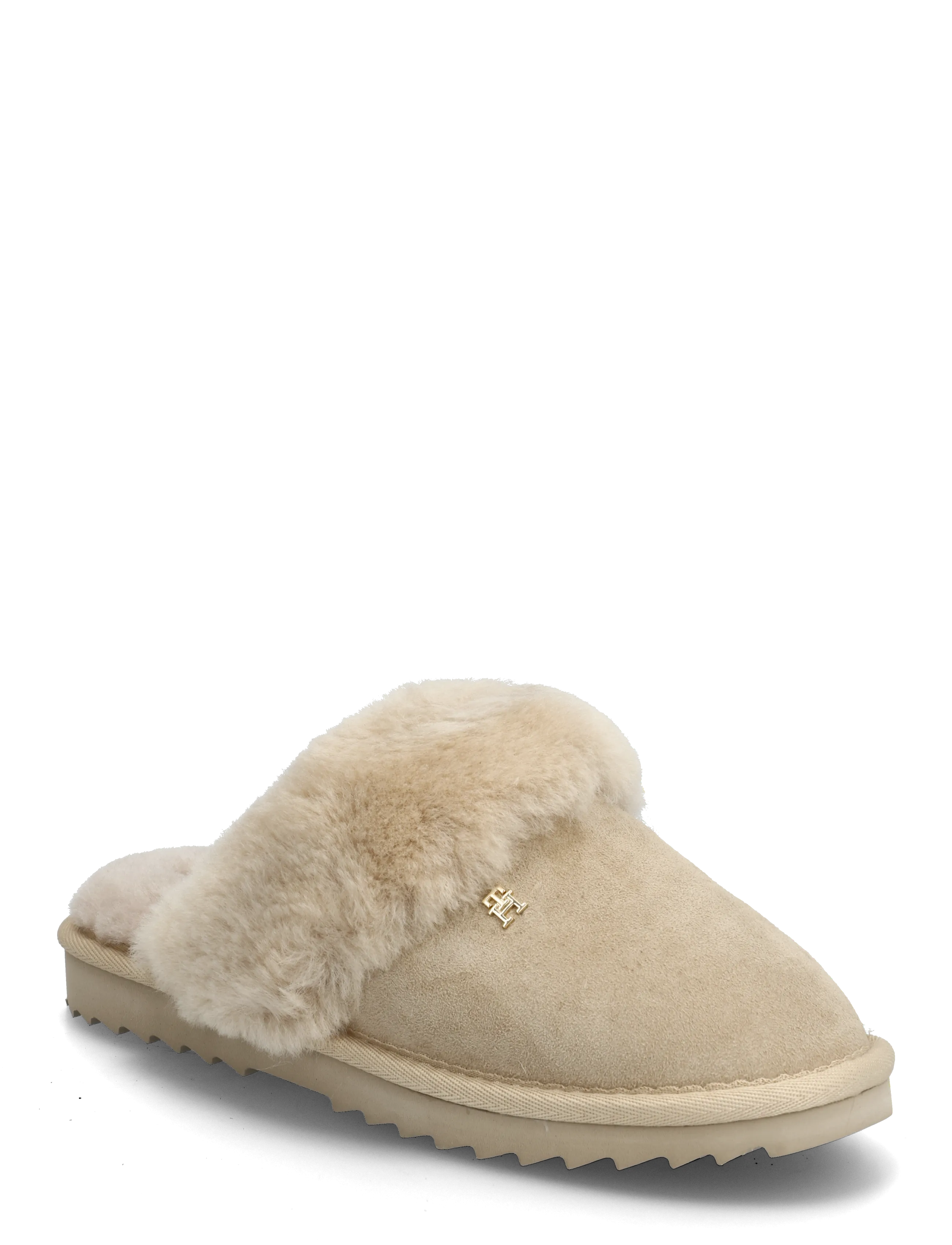 Tommy Hilfiger TH SHEARLING HOUSE SHOE - Hjemmesko - HORSERADISH / beige