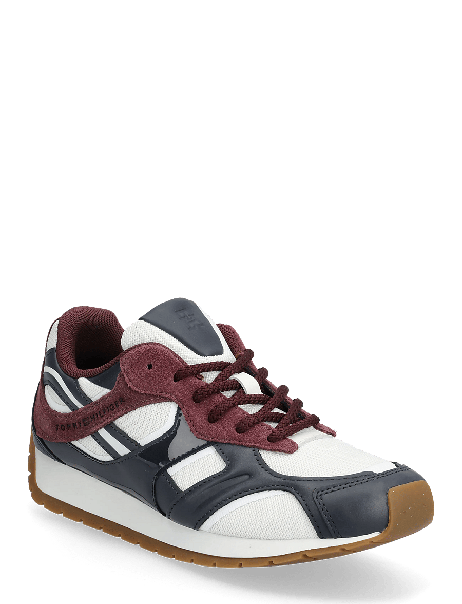 Tommy Hilfiger - TH MODERN RUNNER MIX MAT - madala säärega tossud - space blue marzemino ecru - 0