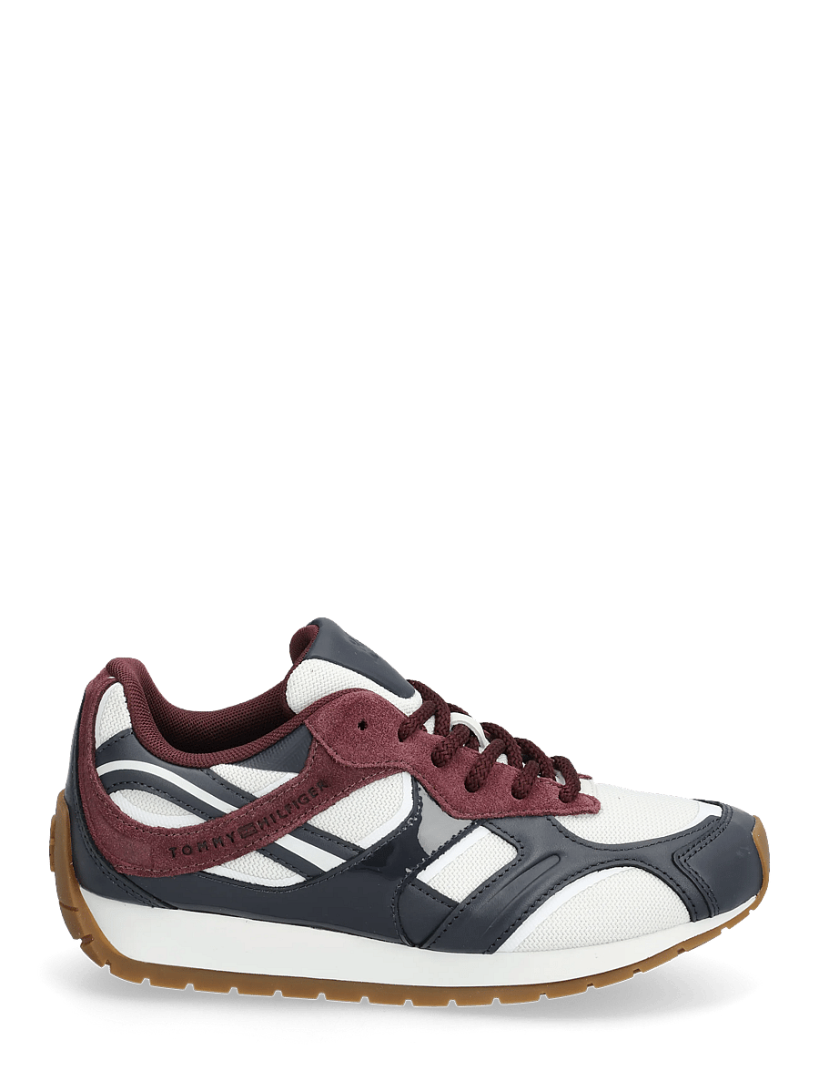 Tommy Hilfiger - TH MODERN RUNNER MIX MAT - madala säärega tossud - space blue marzemino ecru - 1