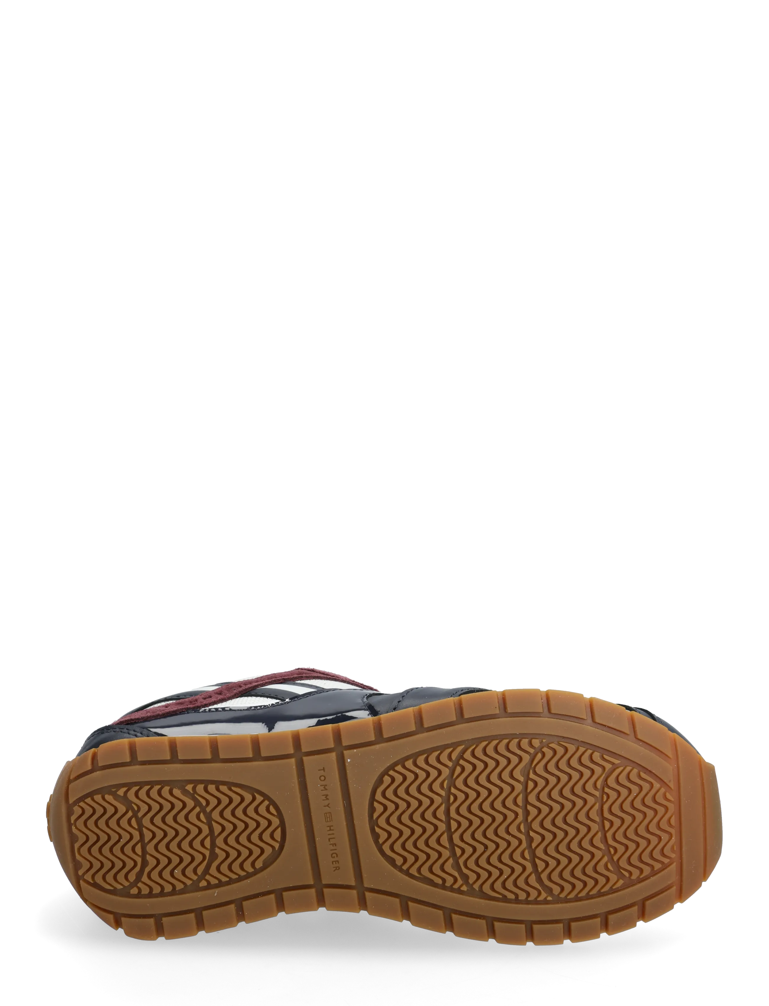Tommy Hilfiger - TH MODERN RUNNER MIX MAT - laisvalaikio batai žemu aulu - space blue marzemino ecru - 4