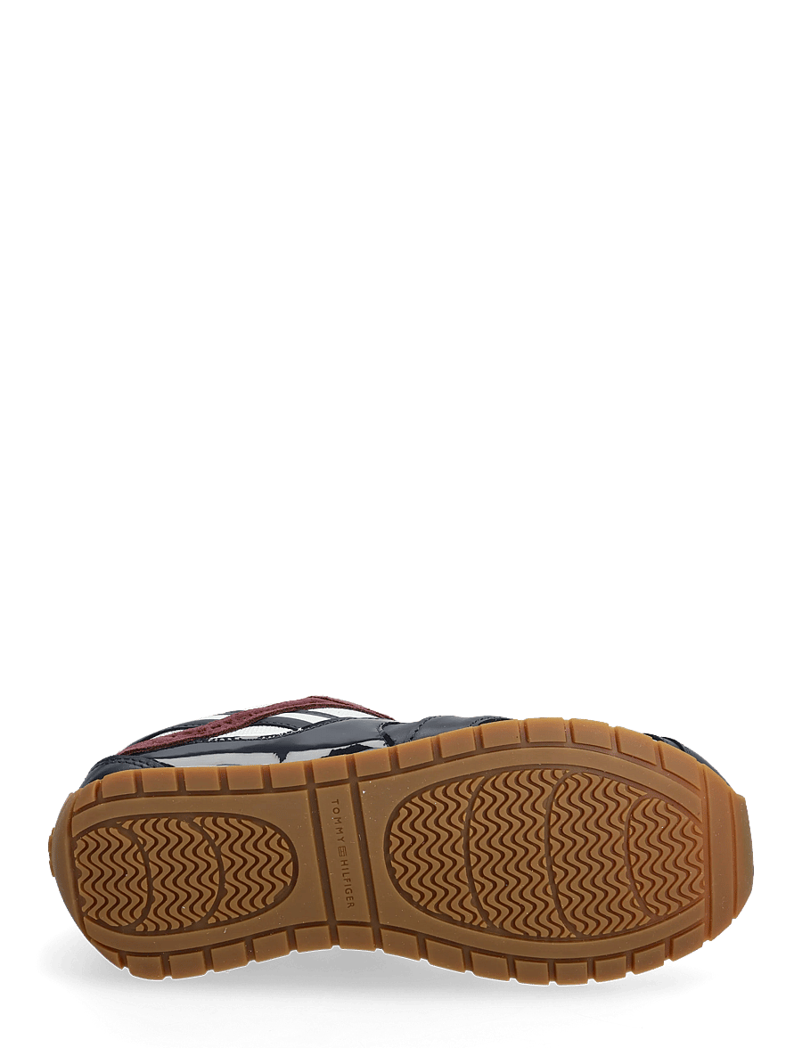 Tommy Hilfiger - TH MODERN RUNNER MIX MAT - madala säärega tossud - space blue marzemino ecru - 4