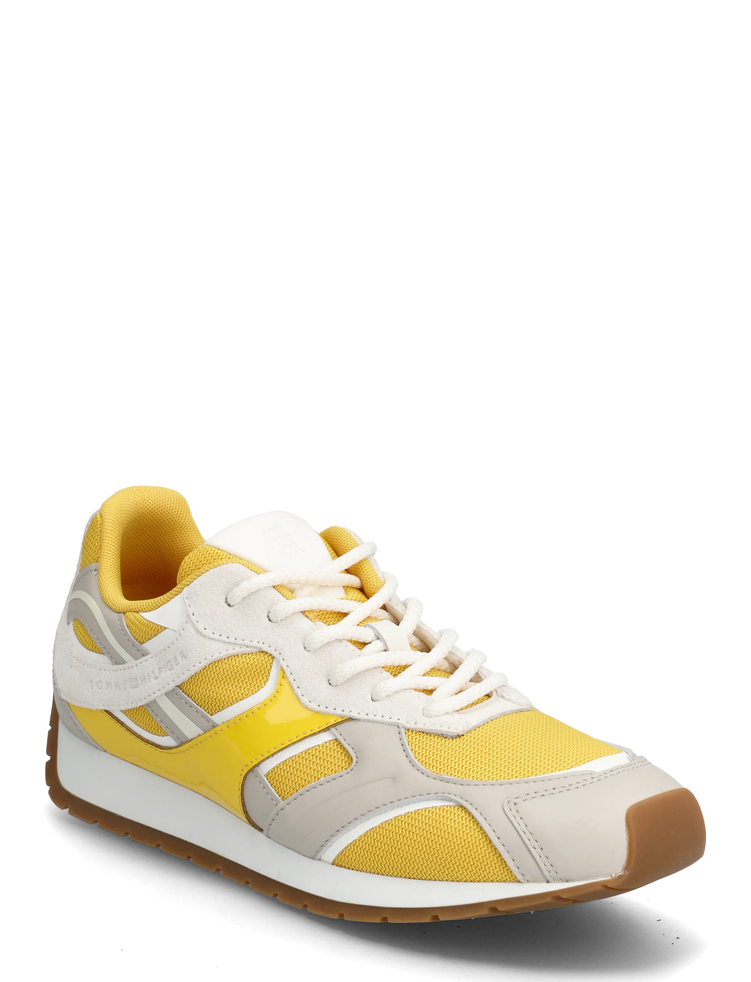 Tommy Hilfiger TH MODERN RUNNER MIX MAT - Jalanõud - YELLOW CLASSIC STONE ANCIENT WHITE / yellow