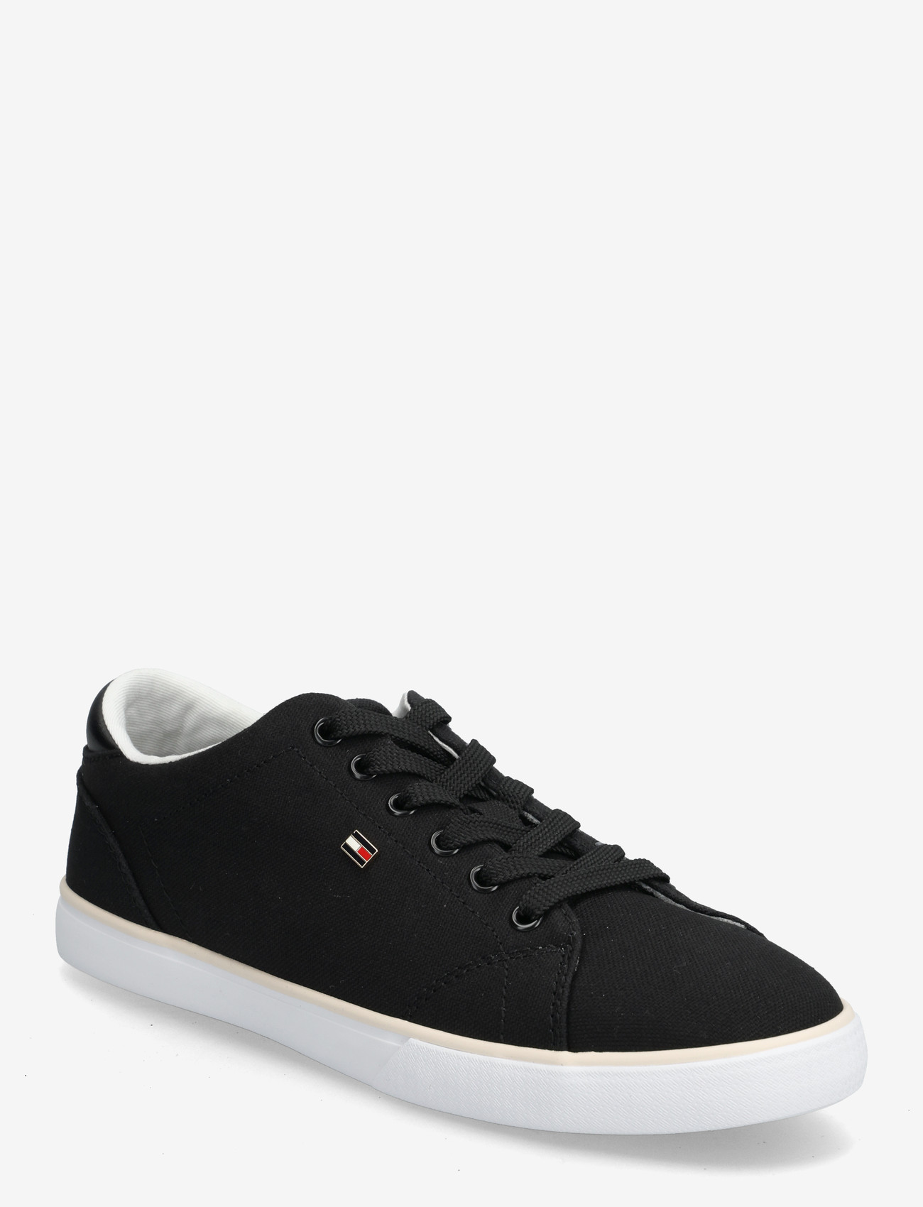 Tommy Hilfiger - TH LOW PROFILE VULC CANVAS - niedrige sneakers - black - 0