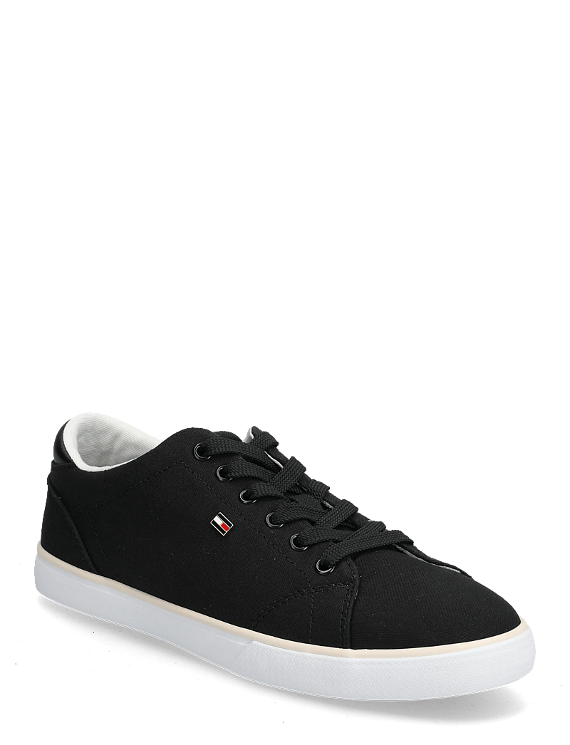 Tommy Hilfiger - TH LOW PROFILE VULC CANVAS - niedrige sneakers - black - 0