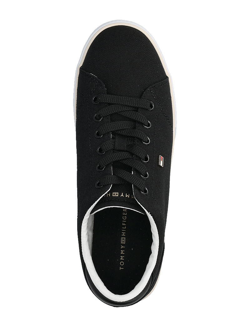 Tommy Hilfiger - TH LOW PROFILE VULC CANVAS - niedrige sneakers - black - 3