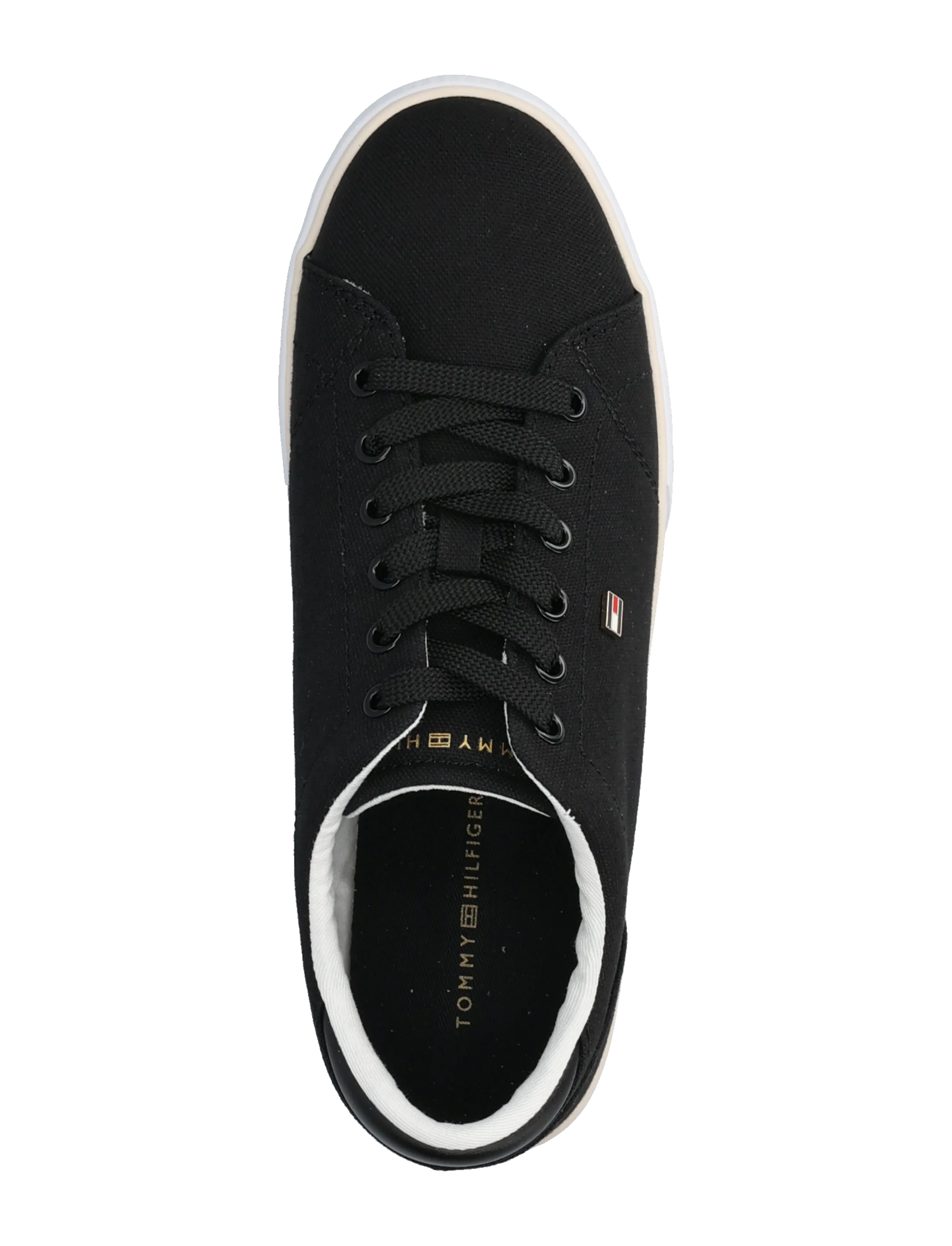 Tommy Hilfiger - TH LOW PROFILE VULC CANVAS - konfirmation - black - 3