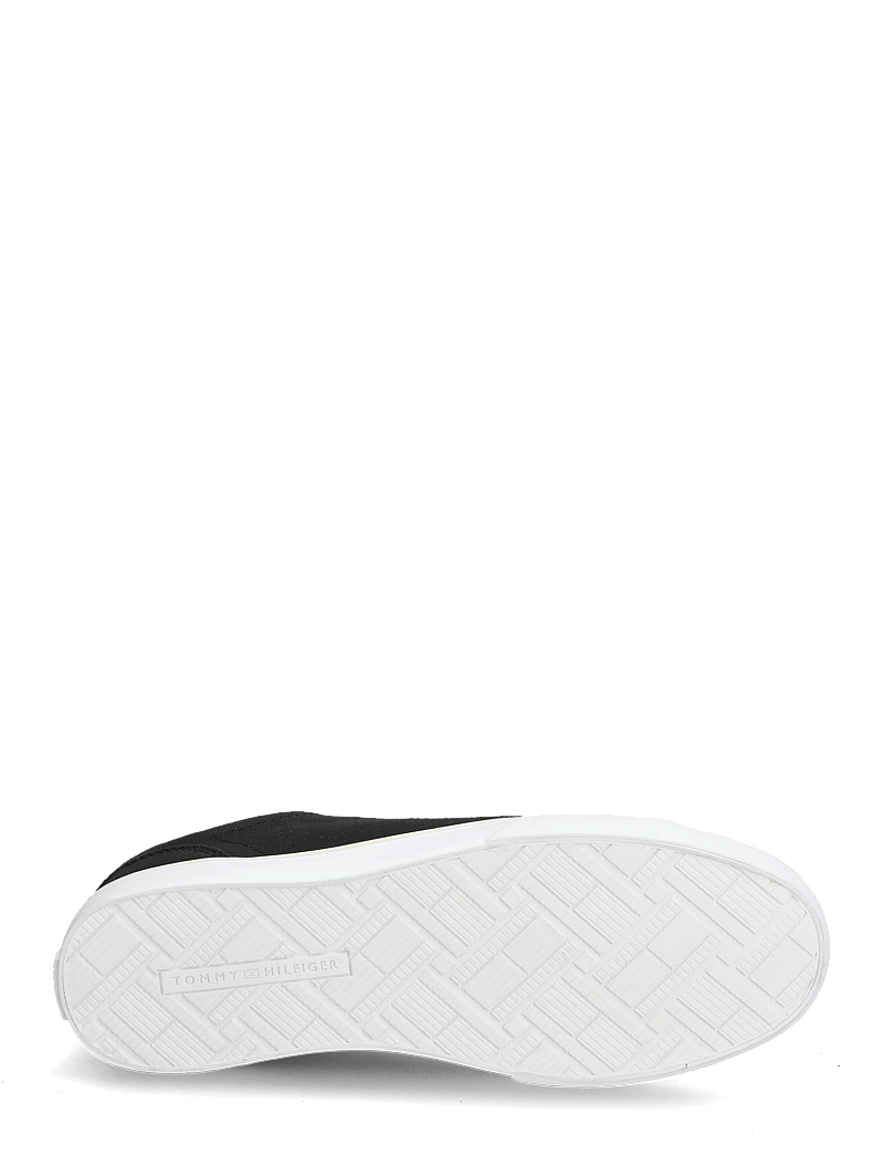 Tommy Hilfiger - TH LOW PROFILE VULC CANVAS - niedrige sneakers - black - 4