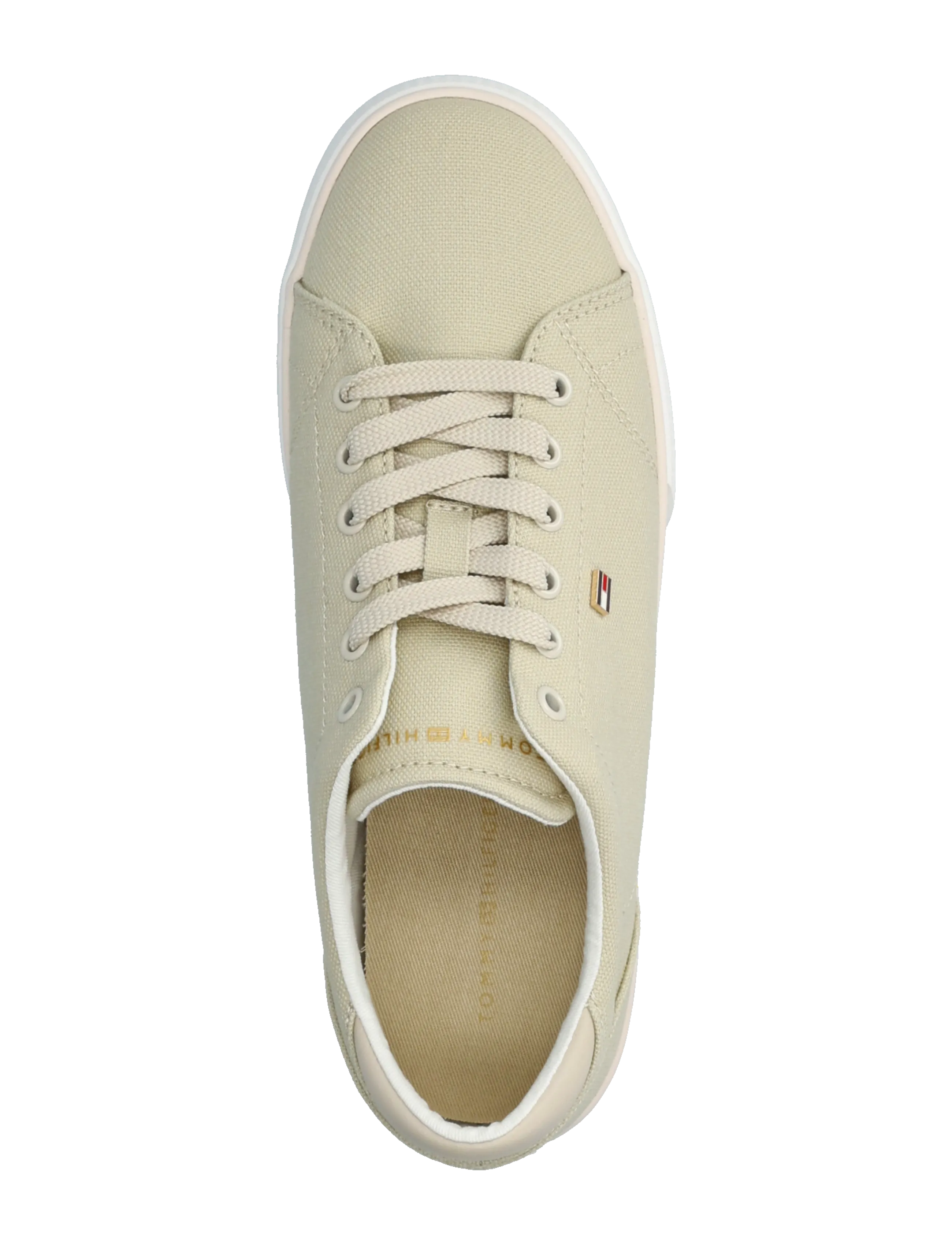 Tommy Hilfiger - TH LOW PROFILE VULC CANVAS - konfirmatsioon - classic beige - 3