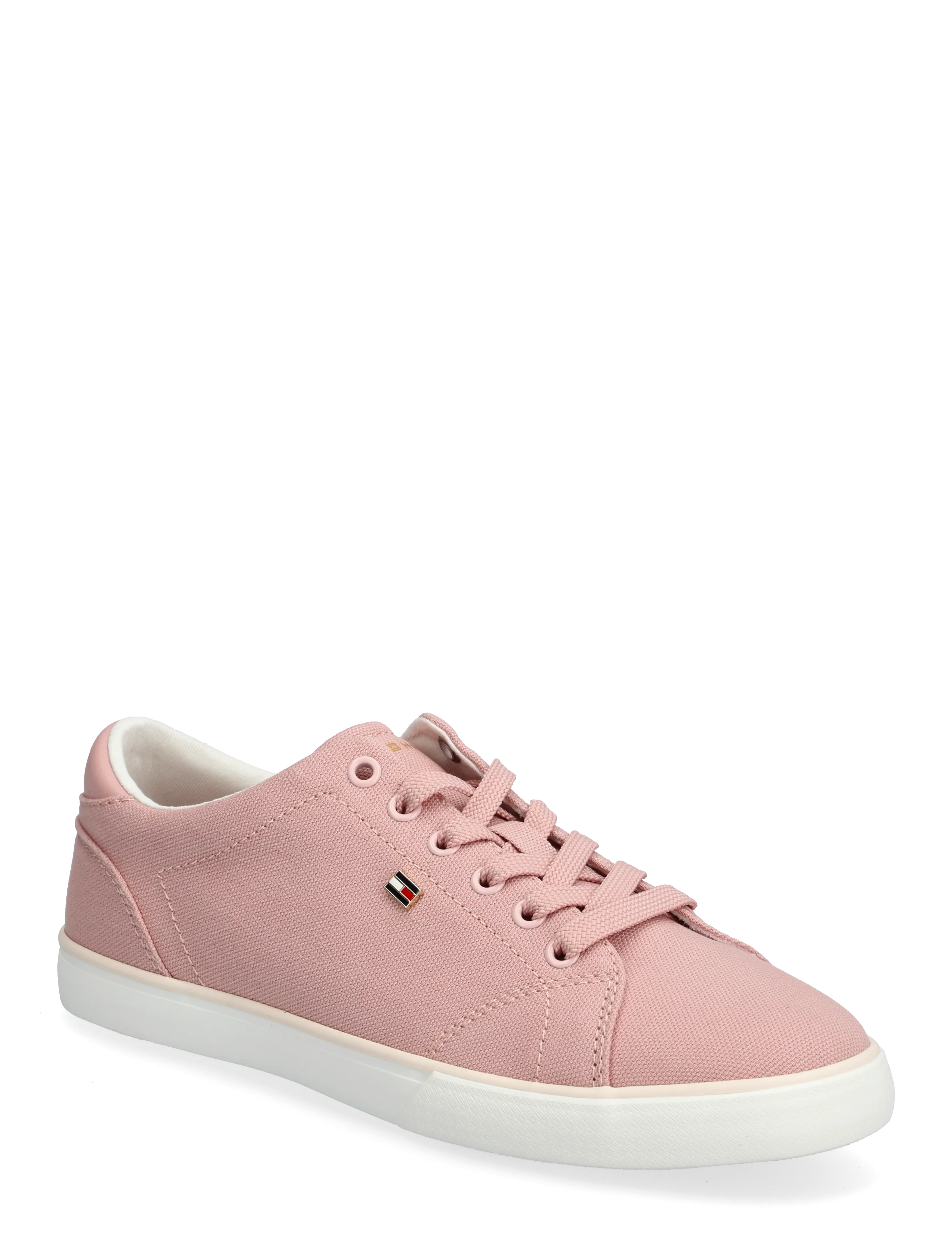 Tommy Hilfiger Th Low Profile Vulc Canvas, Kvinder, Lav Profil Lærred Sneakers, Pink, Str: 38
