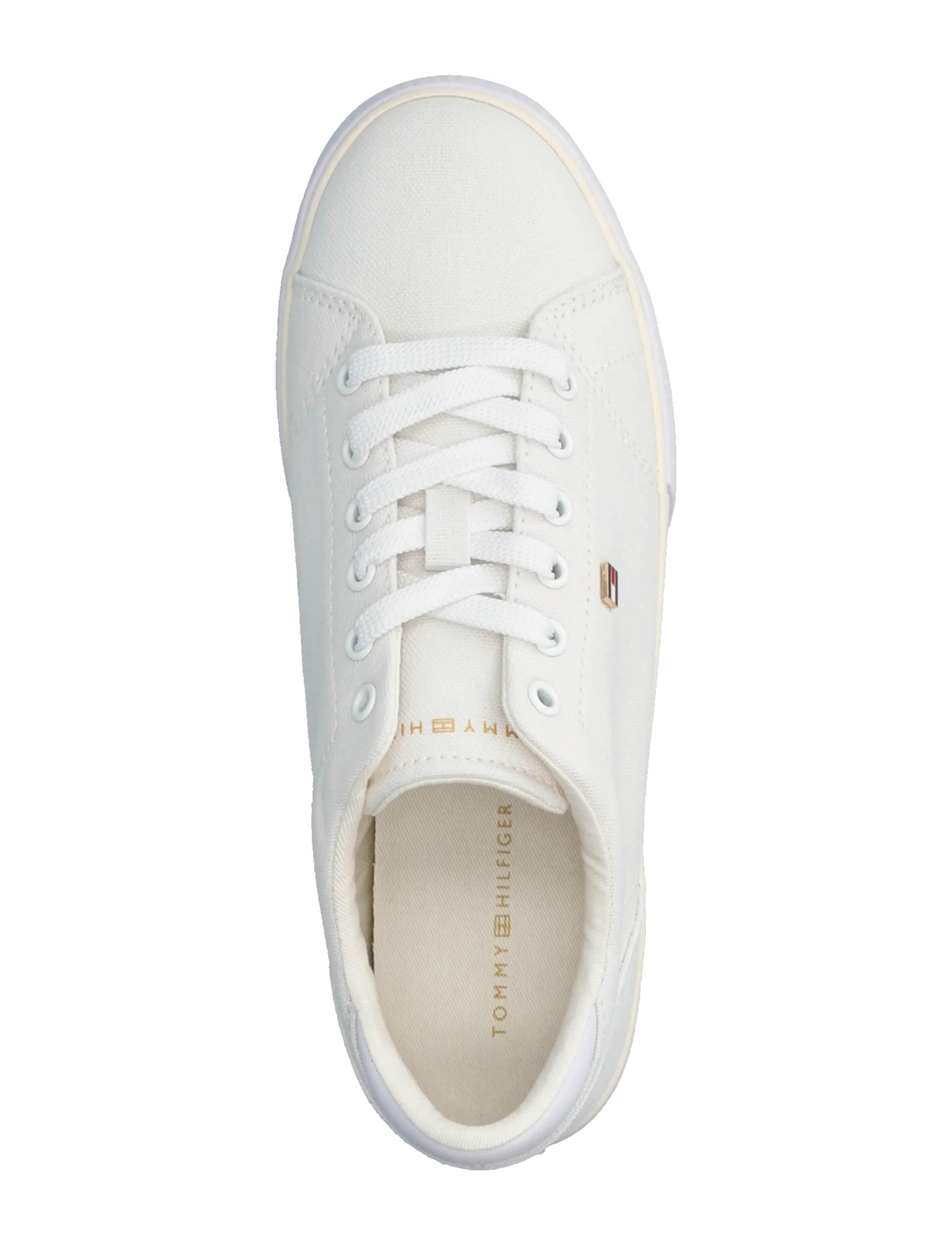 Tommy Hilfiger - TH LOW PROFILE VULC CANVAS - konfirmatsioon - white - 3